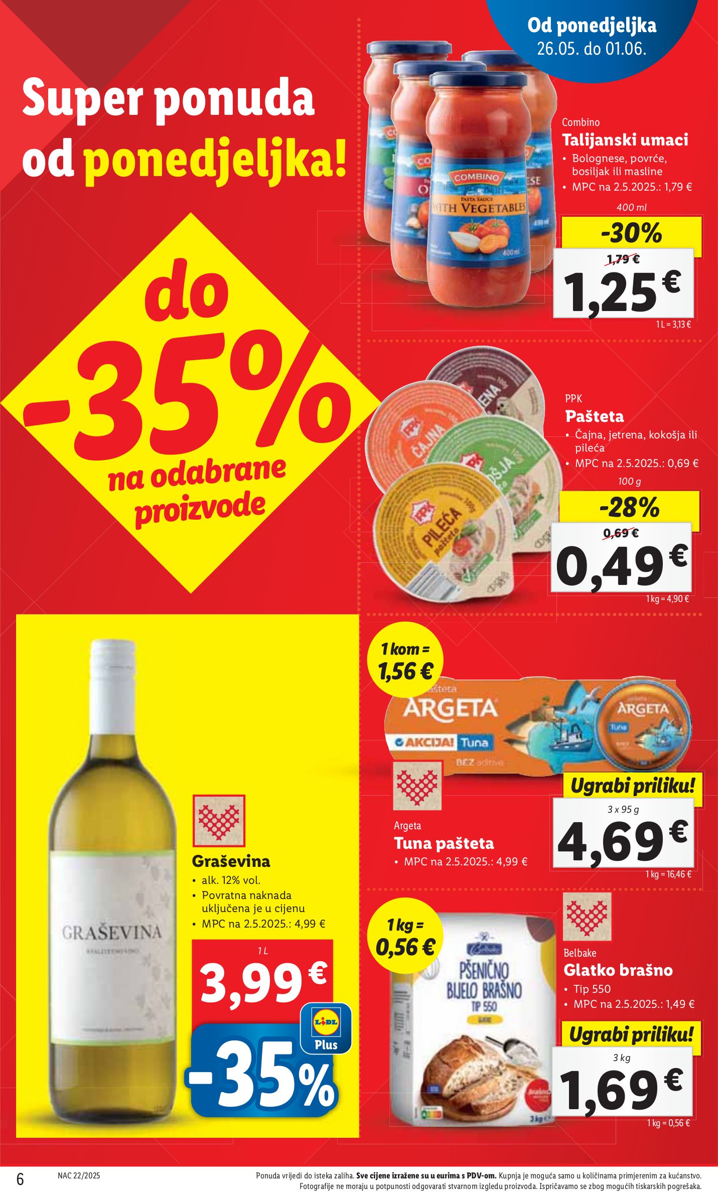 lidl - Prelistajte ovaj Lidl katalog, vrijedi od 26.05. do 01.06. - page: 6 lidl - Prelistajte ovaj Lidl katalog, vrijedi od 26.05. do 01.06. - page: 6