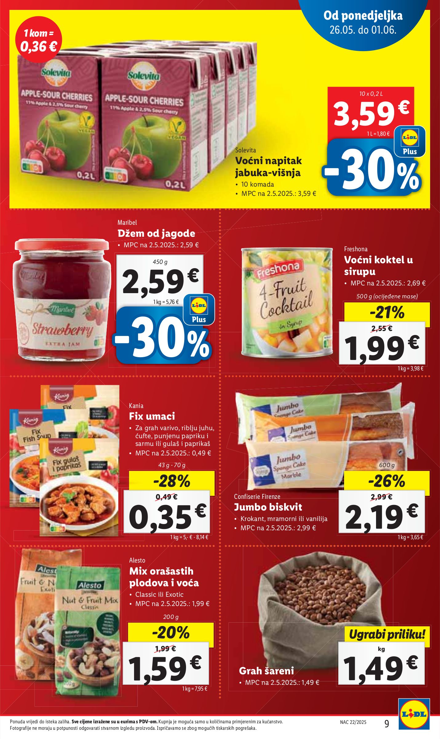 lidl - Prelistajte ovaj Lidl katalog, vrijedi od 26.05. do 01.06. - page: 9 lidl - Prelistajte ovaj Lidl katalog, vrijedi od 26.05. do 01.06. - page: 9