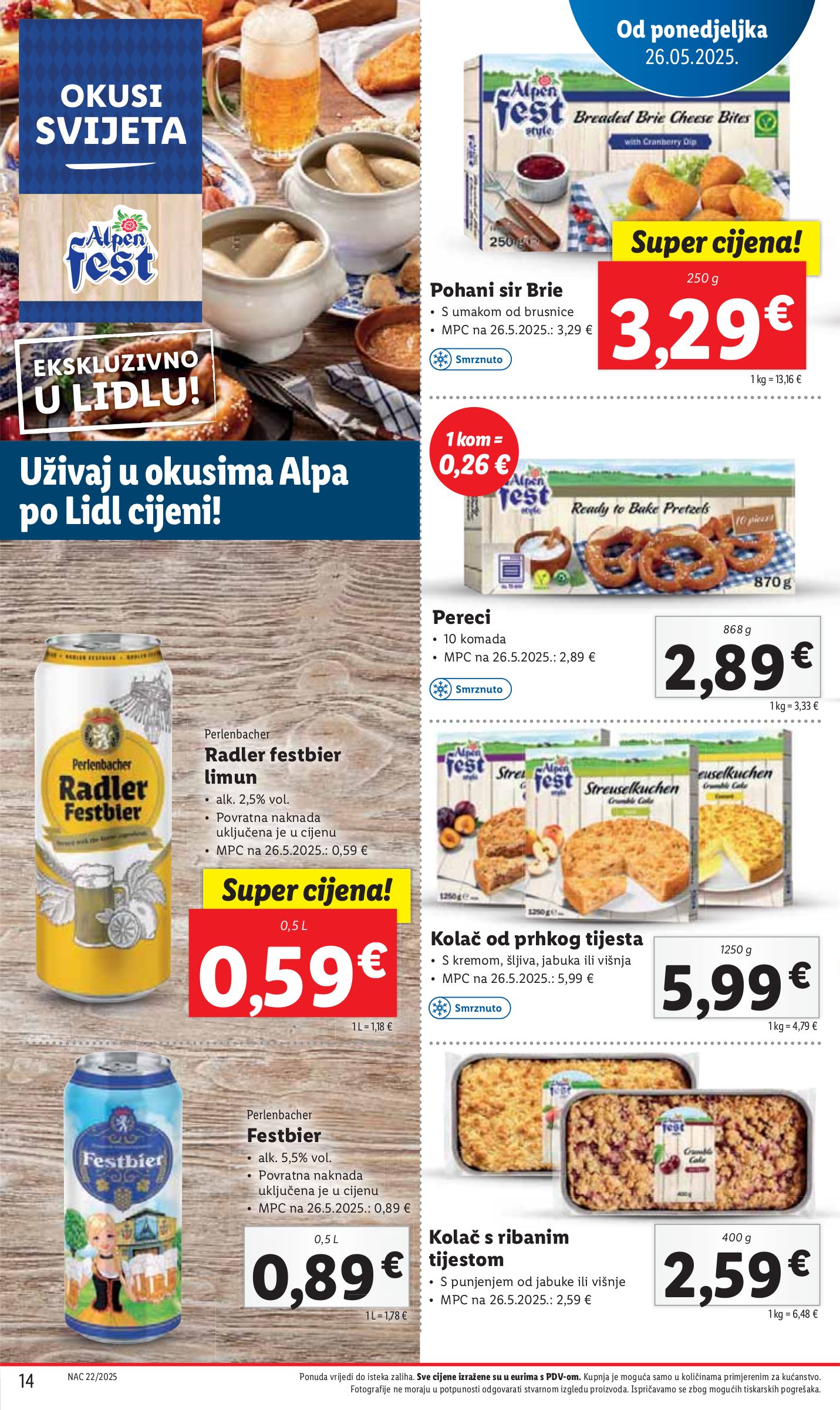 lidl - Prelistajte ovaj Lidl katalog, vrijedi od 26.05. do 01.06. - page: 14 lidl - Prelistajte ovaj Lidl katalog, vrijedi od 26.05. do 01.06. - page: 14