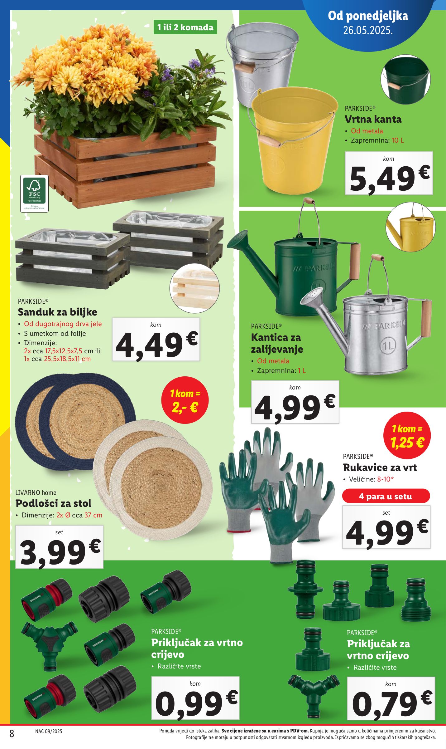 lidl - Prelistajte ovaj Lidl - Sve boje proljeća u vašem vrtu katalog, vrijedi od 26.05. do 01.06. - page: 8 lidl - Prelistajte ovaj Lidl - Sve boje proljeća u vašem vrtu katalog, vrijedi od 26.05. do 01.06. - page: 8
