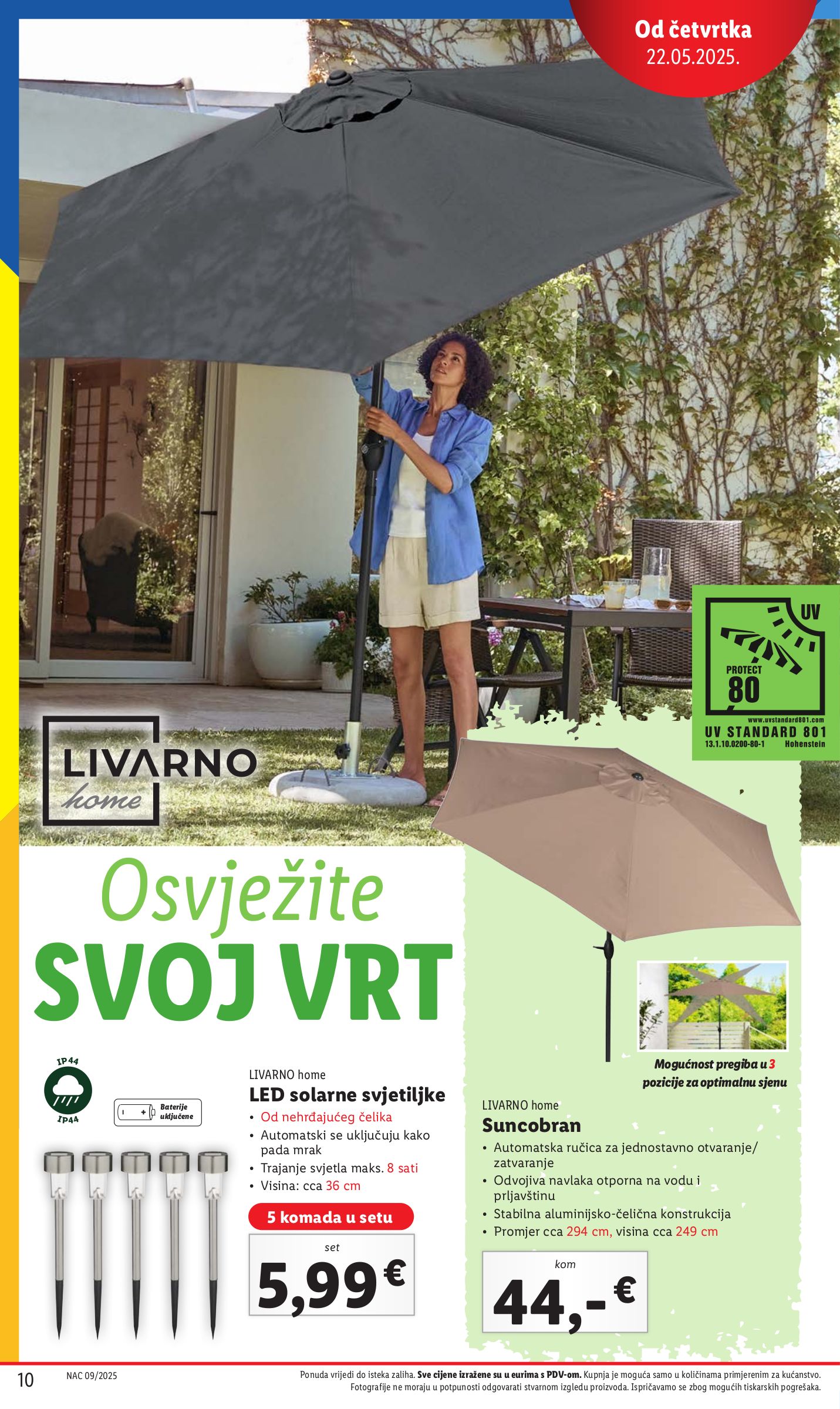 lidl - Prelistajte ovaj Lidl - Sve boje proljeća u vašem vrtu katalog, vrijedi od 26.05. do 01.06. - page: 10 lidl - Prelistajte ovaj Lidl - Sve boje proljeća u vašem vrtu katalog, vrijedi od 26.05. do 01.06. - page: 10