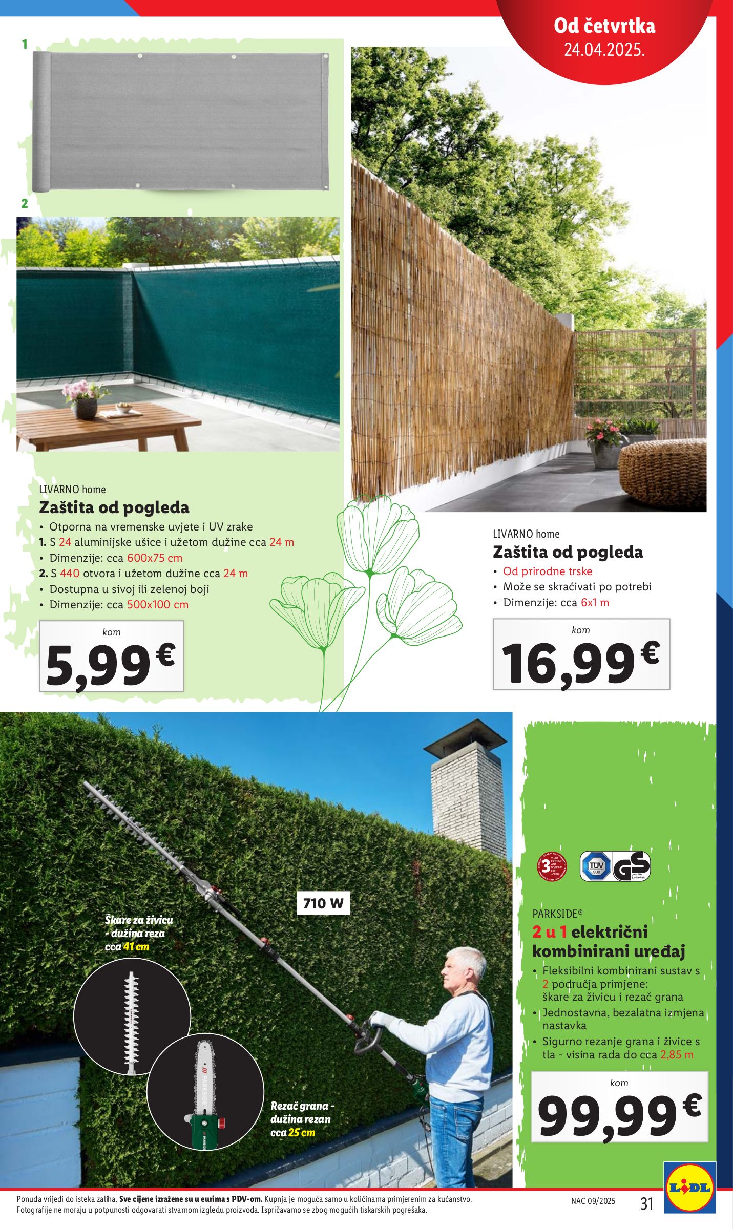 lidl - Prelistajte ovaj Lidl - Sve boje proljeća u vašem vrtu katalog, vrijedi od 26.05. do 01.06. - page: 31 lidl - Prelistajte ovaj Lidl - Sve boje proljeća u vašem vrtu katalog, vrijedi od 26.05. do 01.06. - page: 31