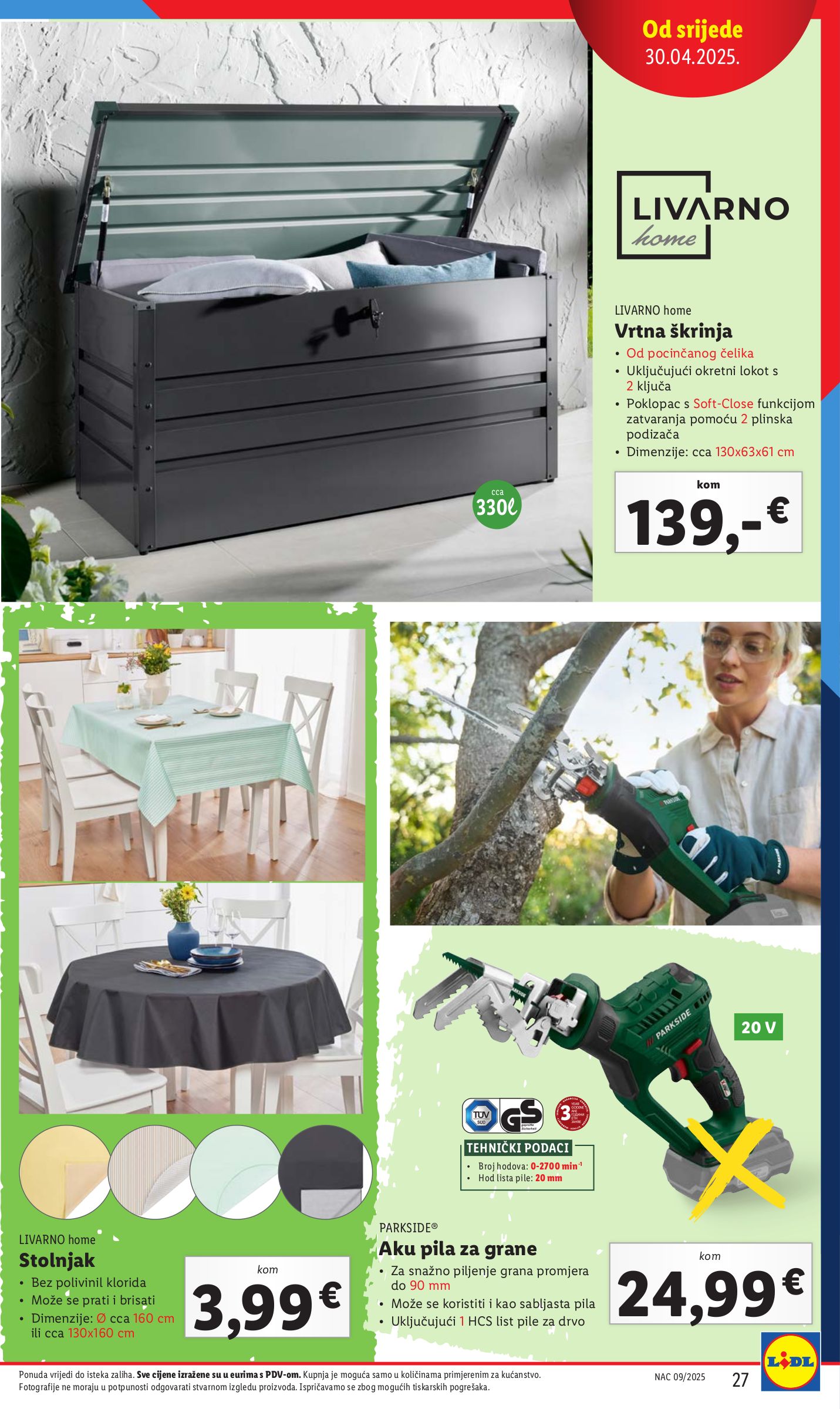 lidl - Prelistajte ovaj Lidl - Sve boje proljeća u vašem vrtu katalog, vrijedi od 26.05. do 01.06. - page: 27 lidl - Prelistajte ovaj Lidl - Sve boje proljeća u vašem vrtu katalog, vrijedi od 26.05. do 01.06. - page: 27