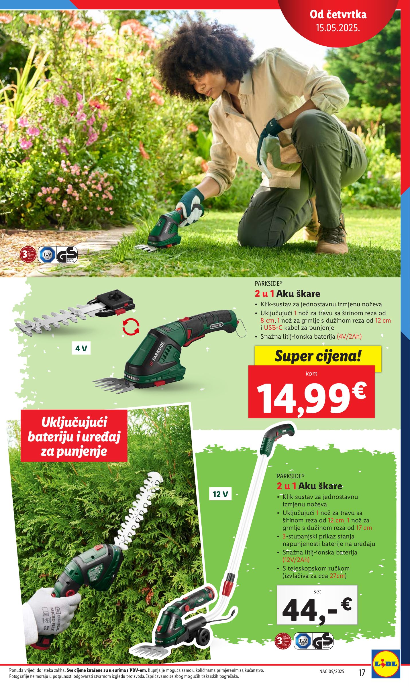 lidl - Prelistajte ovaj Lidl - Sve boje proljeća u vašem vrtu katalog, vrijedi od 26.05. do 01.06. - page: 17 lidl - Prelistajte ovaj Lidl - Sve boje proljeća u vašem vrtu katalog, vrijedi od 26.05. do 01.06. - page: 17