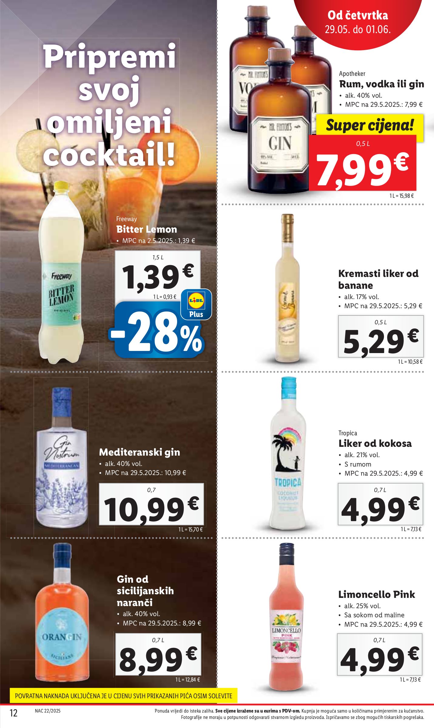 lidl - Prelistajte ovaj Lidl katalog, vrijedi od 29.05. do 01.06. - page: 12 lidl - Prelistajte ovaj Lidl katalog, vrijedi od 29.05. do 01.06. - page: 12