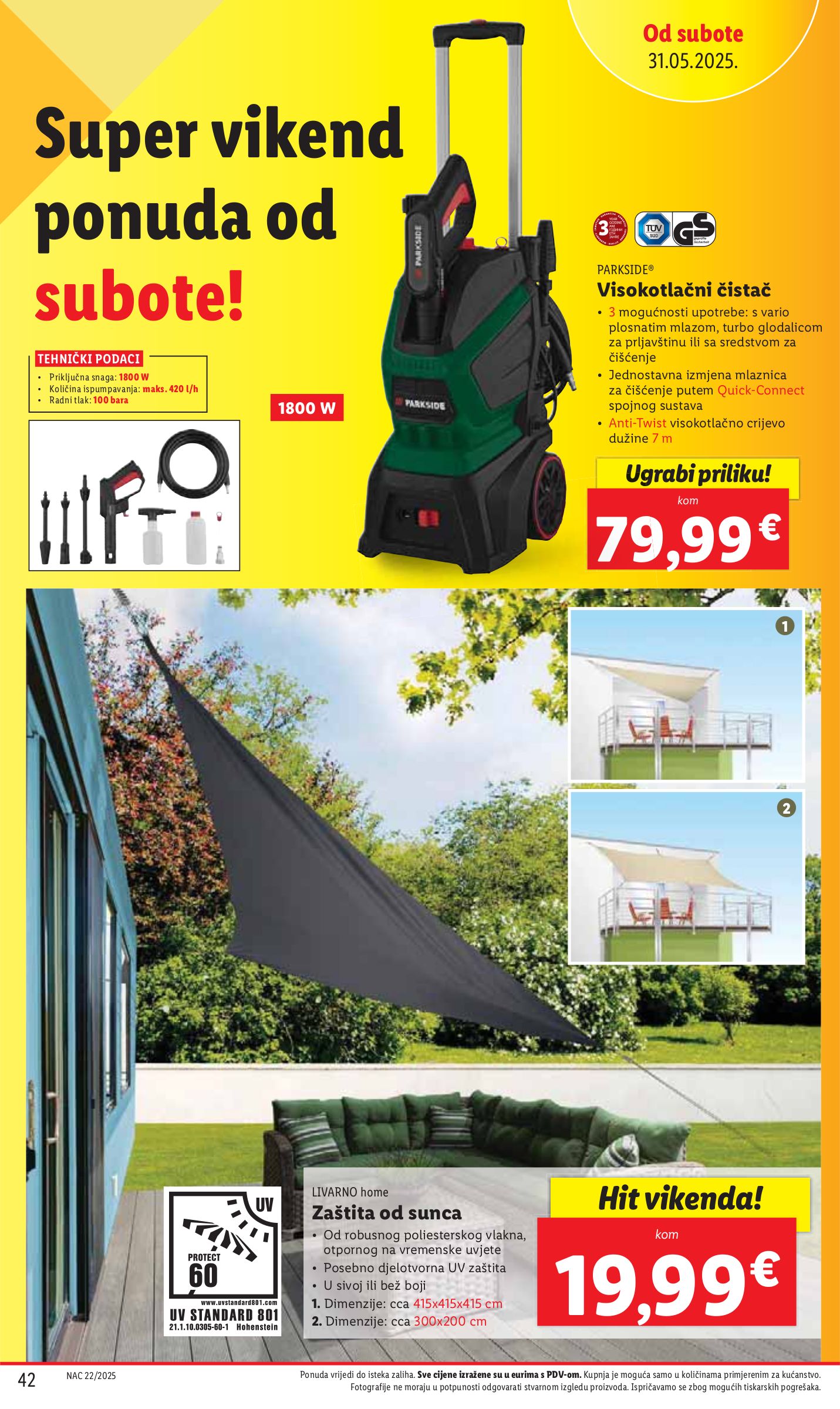lidl - Prelistajte ovaj Lidl katalog, vrijedi od 29.05. do 01.06. - page: 42 lidl - Prelistajte ovaj Lidl katalog, vrijedi od 29.05. do 01.06. - page: 42