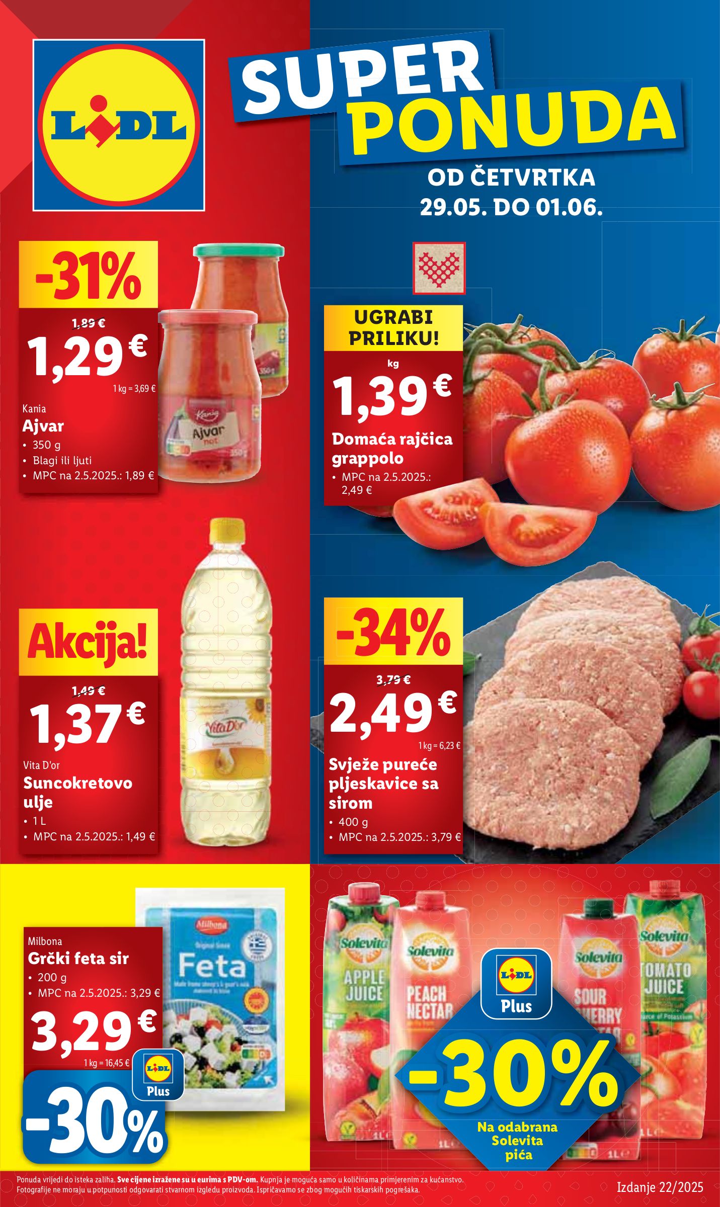 lidl - Prelistajte ovaj Lidl katalog, vrijedi od 29.05. do 01.06.