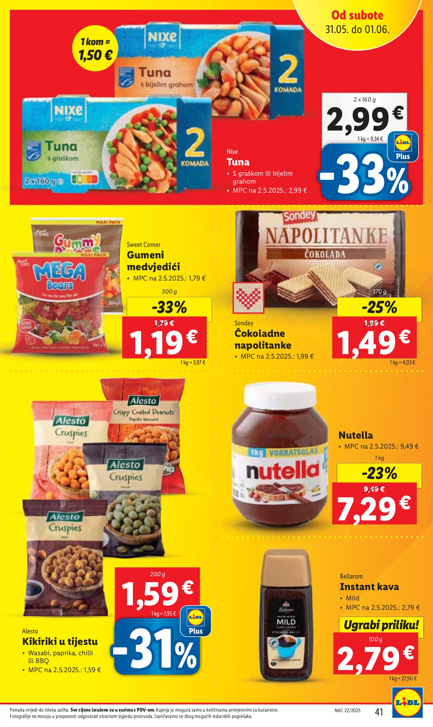 lidl - Prelistajte ovaj Lidl katalog, vrijedi od 29.05. do 01.06. - page: 41 lidl - Prelistajte ovaj Lidl katalog, vrijedi od 29.05. do 01.06. - page: 41