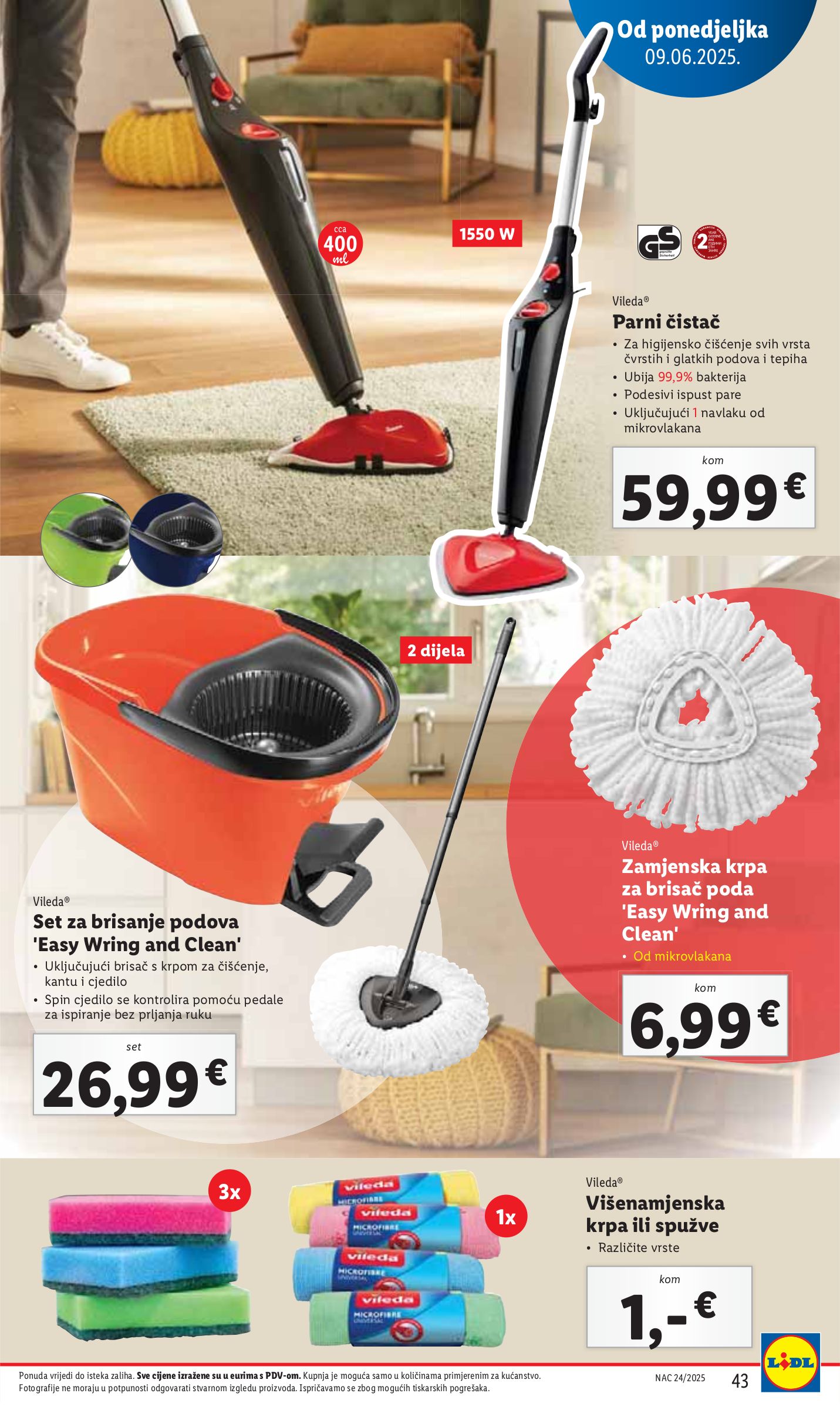 lidl - Prelistajte katalog Lidl, vrijedi od 09.06. do 15.06. - page: 43 lidl - Prelistajte katalog Lidl, vrijedi od 09.06. do 15.06. - page: 43