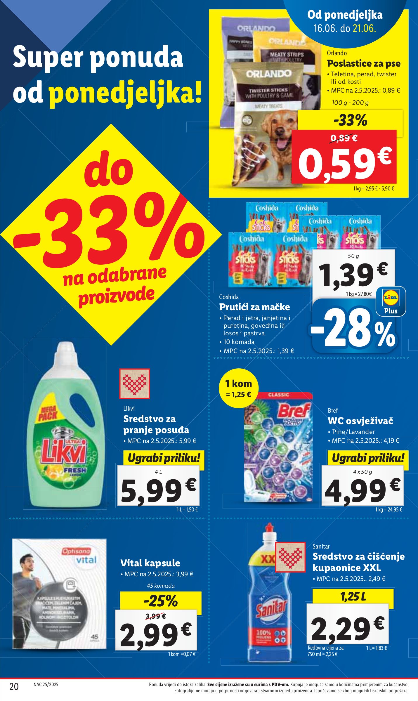 lidl - Prelistajte katalog Lidl, vrijedi od 16.06. do 21.06. - page: 20 lidl - Prelistajte katalog Lidl, vrijedi od 16.06. do 21.06. - page: 20