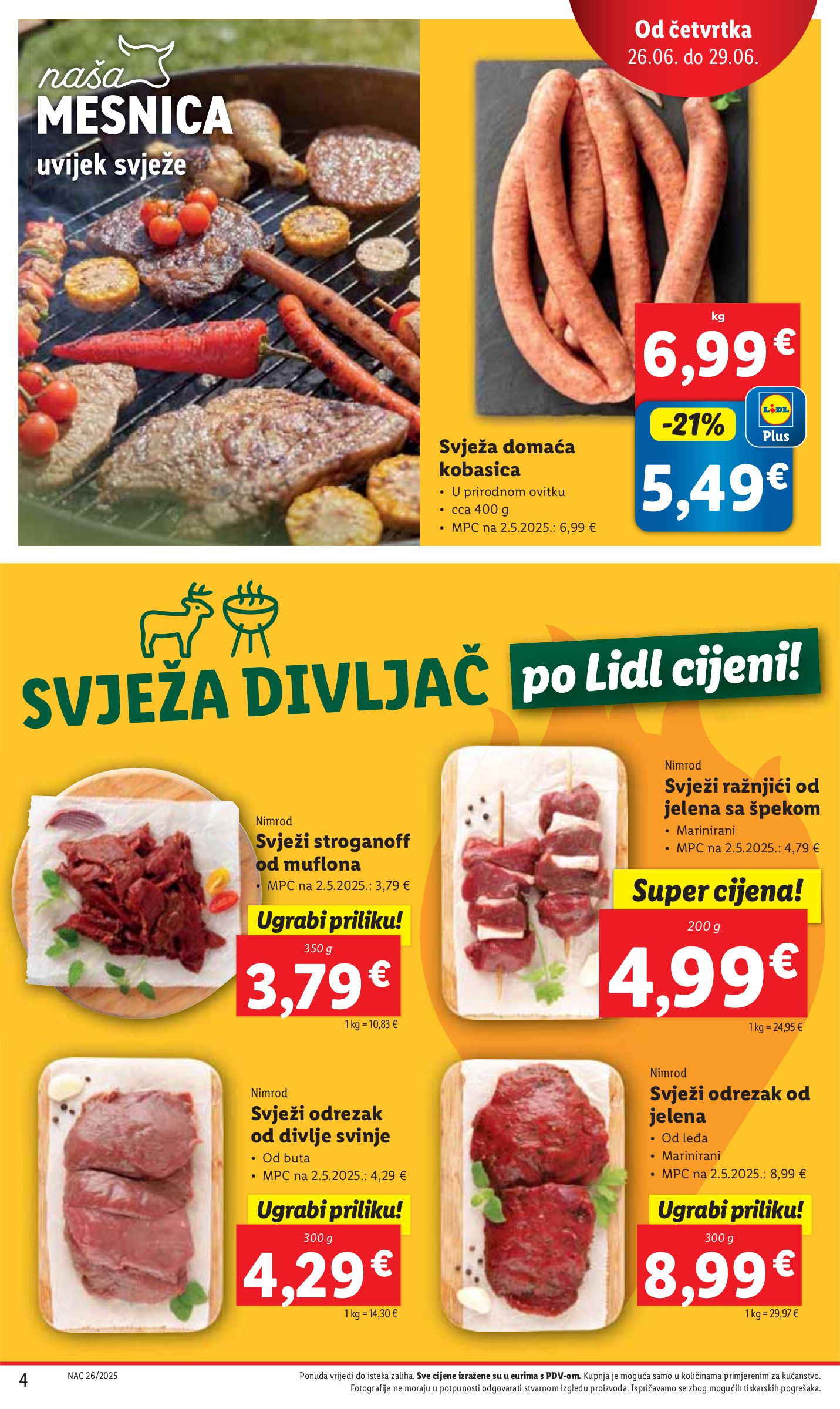 lidl - Prelistajte katalog Lidl, vrijedi od 26.06. do 29.06. - page: 4 lidl - Prelistajte katalog Lidl, vrijedi od 26.06. do 29.06. - page: 4