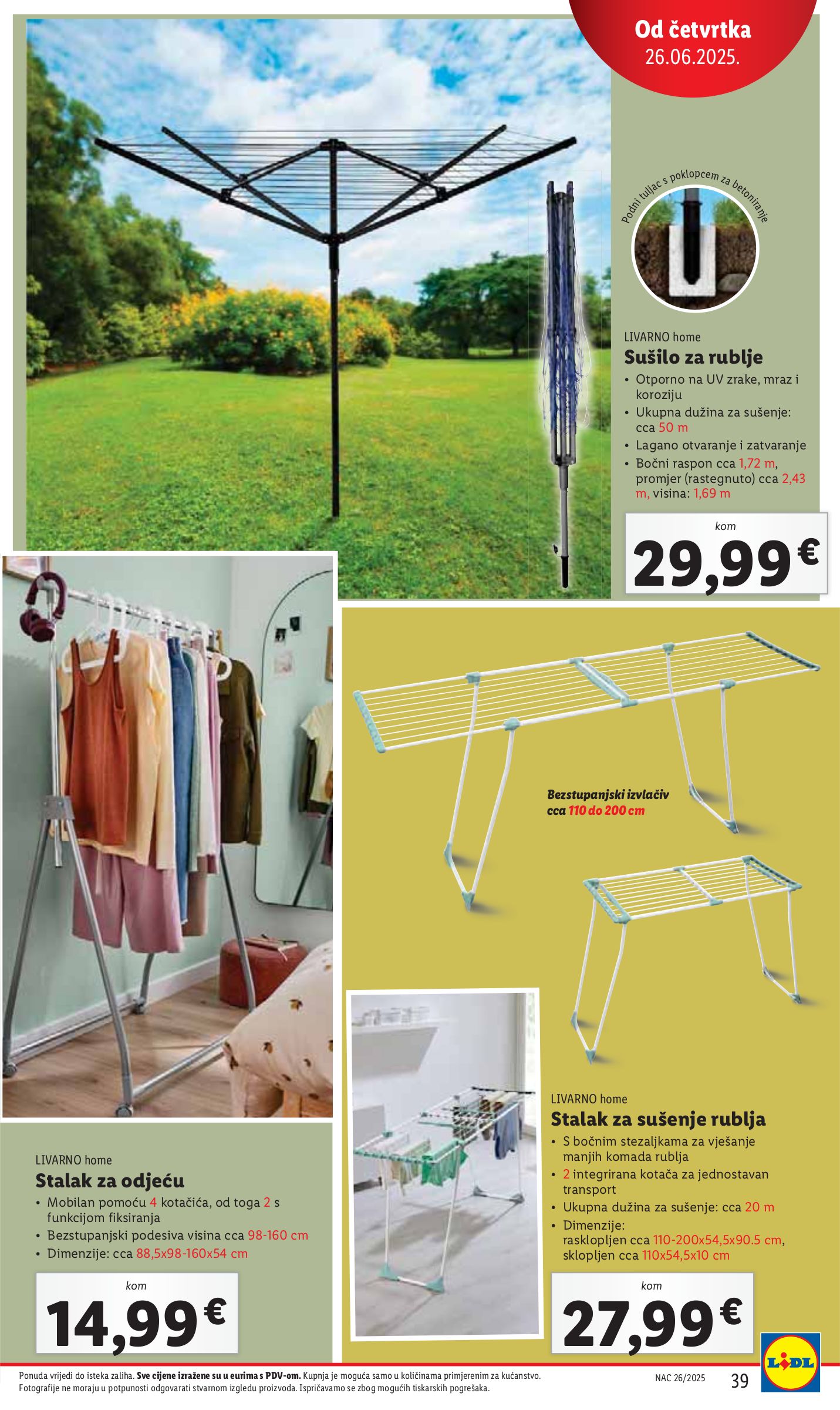 lidl - Prelistajte katalog Lidl, vrijedi od 26.06. do 29.06. - page: 39 lidl - Prelistajte katalog Lidl, vrijedi od 26.06. do 29.06. - page: 39