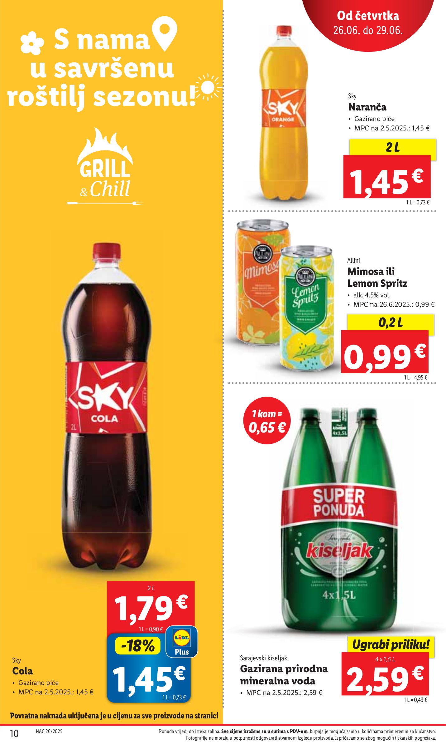 lidl - Prelistajte katalog Lidl, vrijedi od 26.06. do 29.06. - page: 10 lidl - Prelistajte katalog Lidl, vrijedi od 26.06. do 29.06. - page: 10