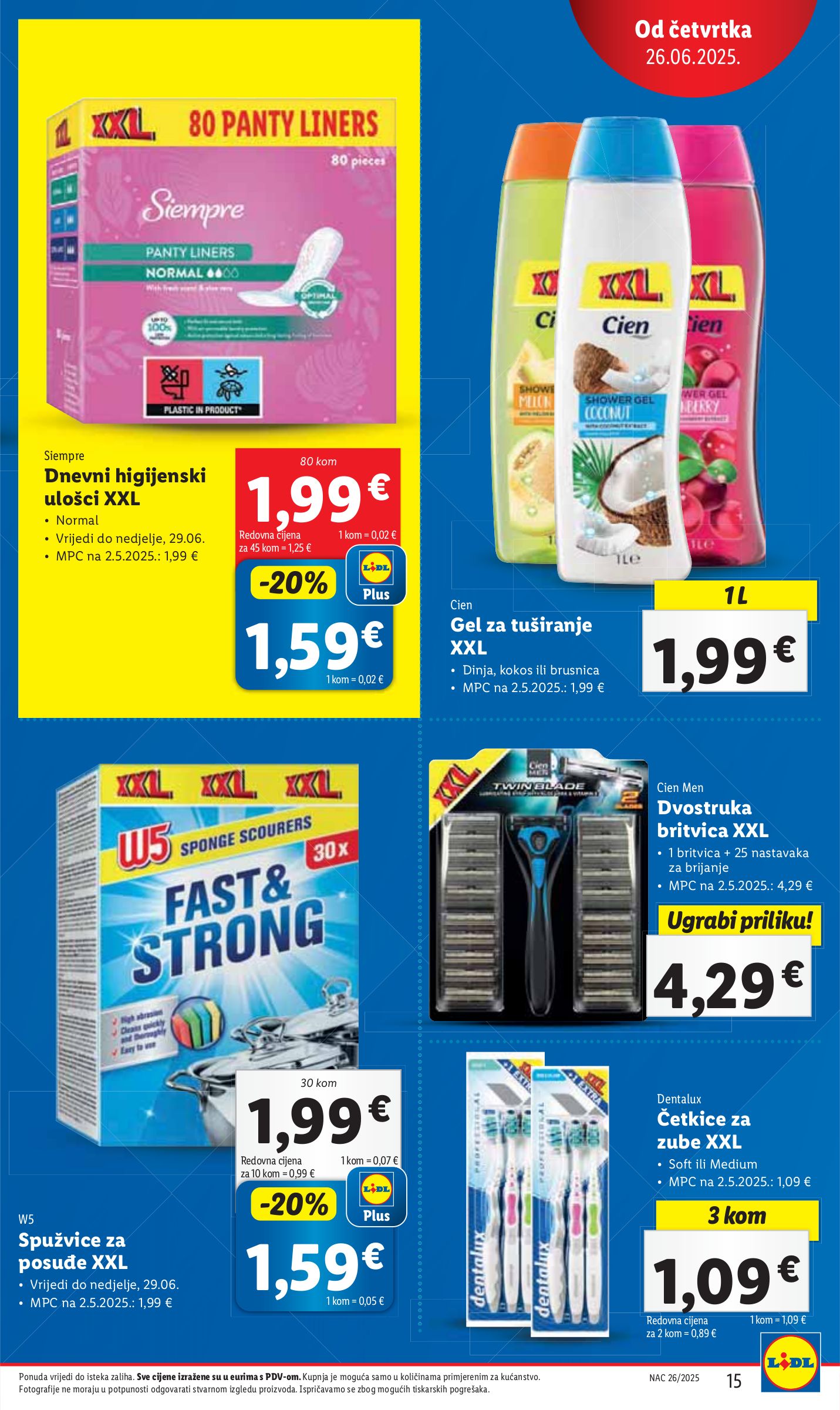 lidl - Prelistajte katalog Lidl, vrijedi od 26.06. do 29.06. - page: 15 lidl - Prelistajte katalog Lidl, vrijedi od 26.06. do 29.06. - page: 15