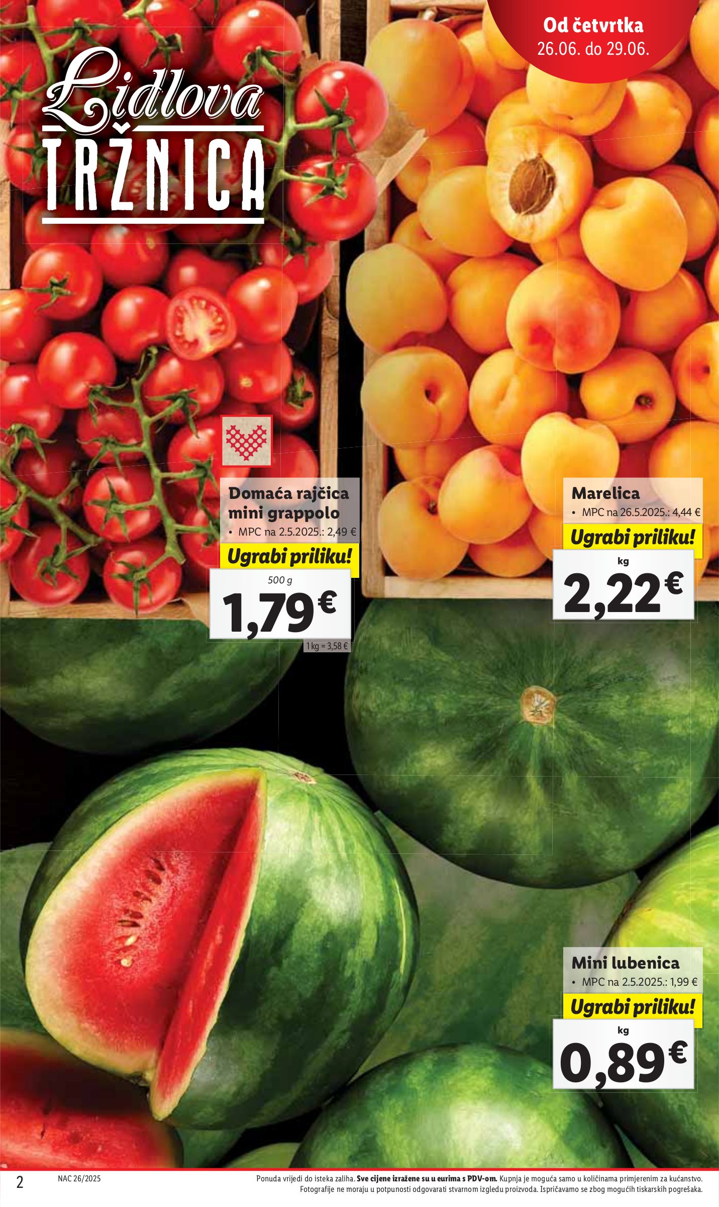 lidl - Prelistajte katalog Lidl, vrijedi od 26.06. do 29.06. - page: 2 lidl - Prelistajte katalog Lidl, vrijedi od 26.06. do 29.06. - page: 2