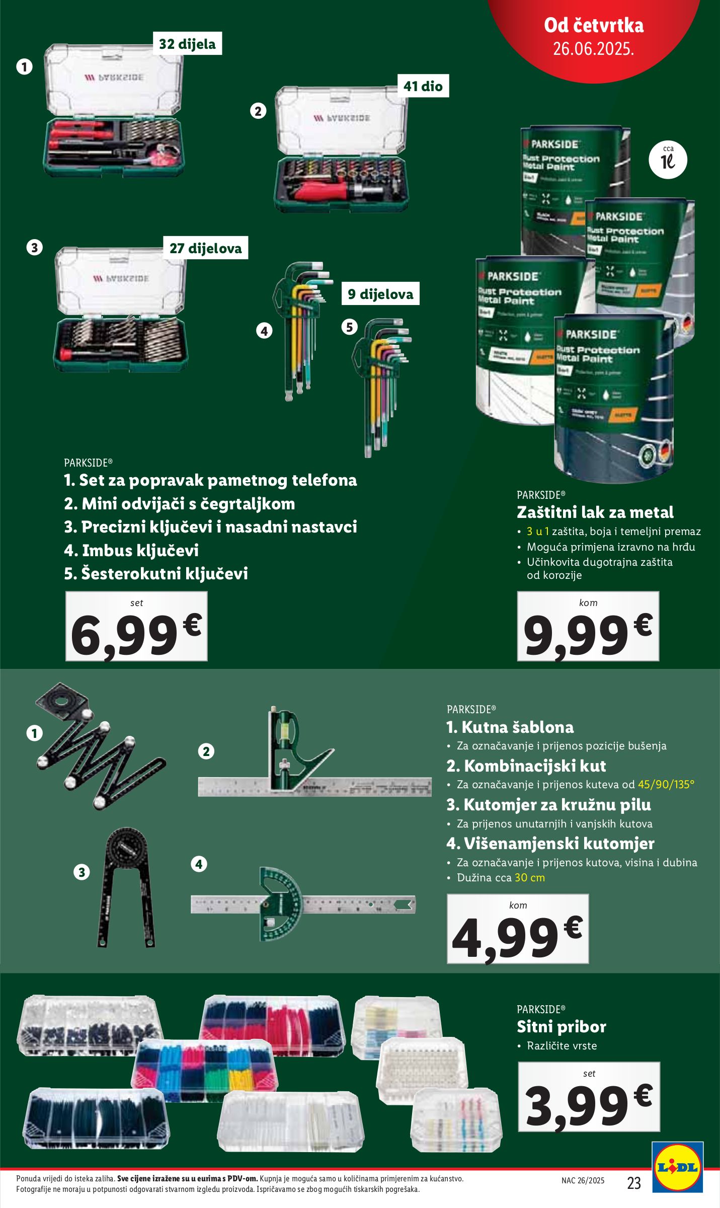 lidl - Prelistajte katalog Lidl, vrijedi od 26.06. do 29.06. - page: 23 lidl - Prelistajte katalog Lidl, vrijedi od 26.06. do 29.06. - page: 23