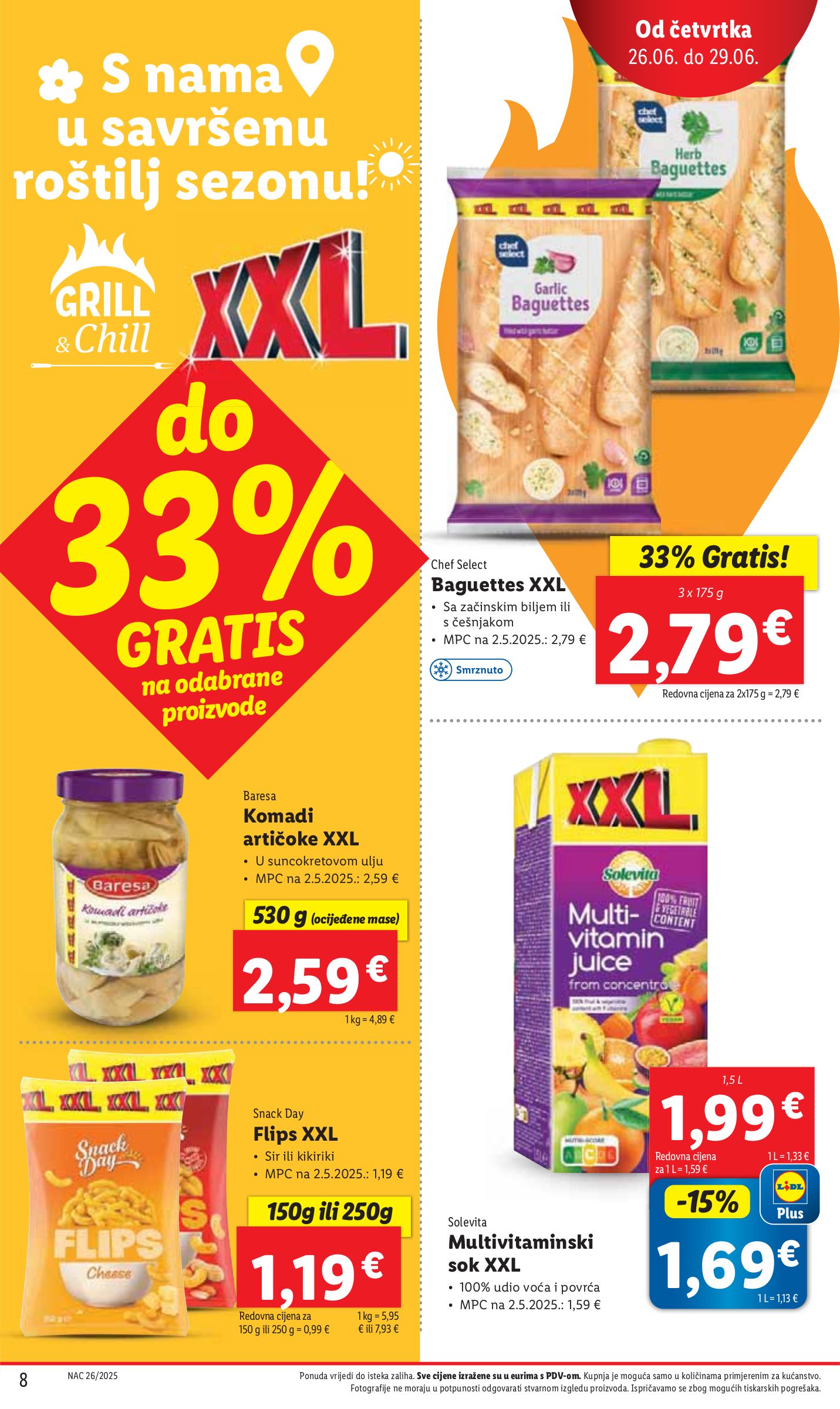 lidl - Prelistajte katalog Lidl, vrijedi od 26.06. do 29.06. - page: 8 lidl - Prelistajte katalog Lidl, vrijedi od 26.06. do 29.06. - page: 8