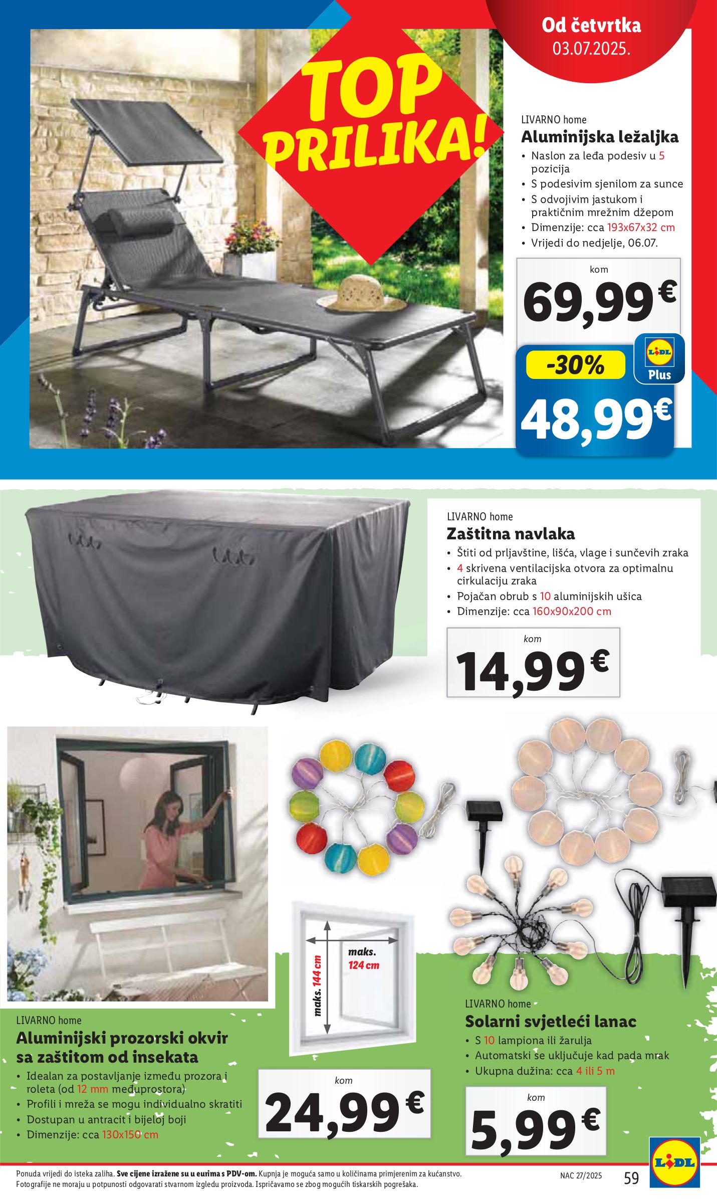 lidl - Prelistajte katalog Lidl, vrijedi od 30.06. do 06.07. - page: 59 lidl - Prelistajte katalog Lidl, vrijedi od 30.06. do 06.07. - page: 59