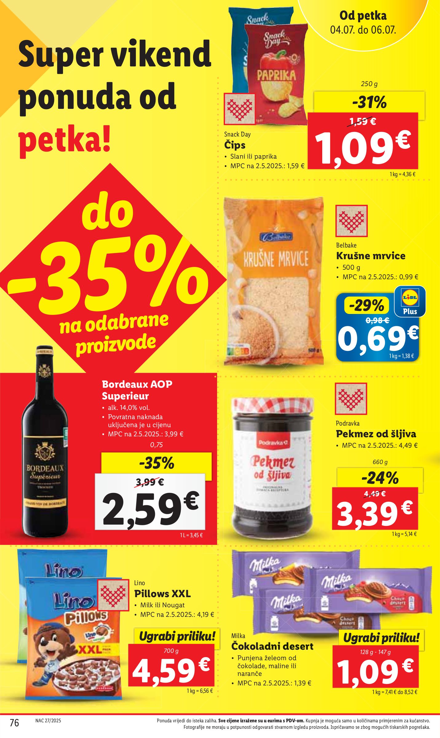 lidl - Prelistajte katalog Lidl, vrijedi od 30.06. do 06.07. - page: 76 lidl - Prelistajte katalog Lidl, vrijedi od 30.06. do 06.07. - page: 76