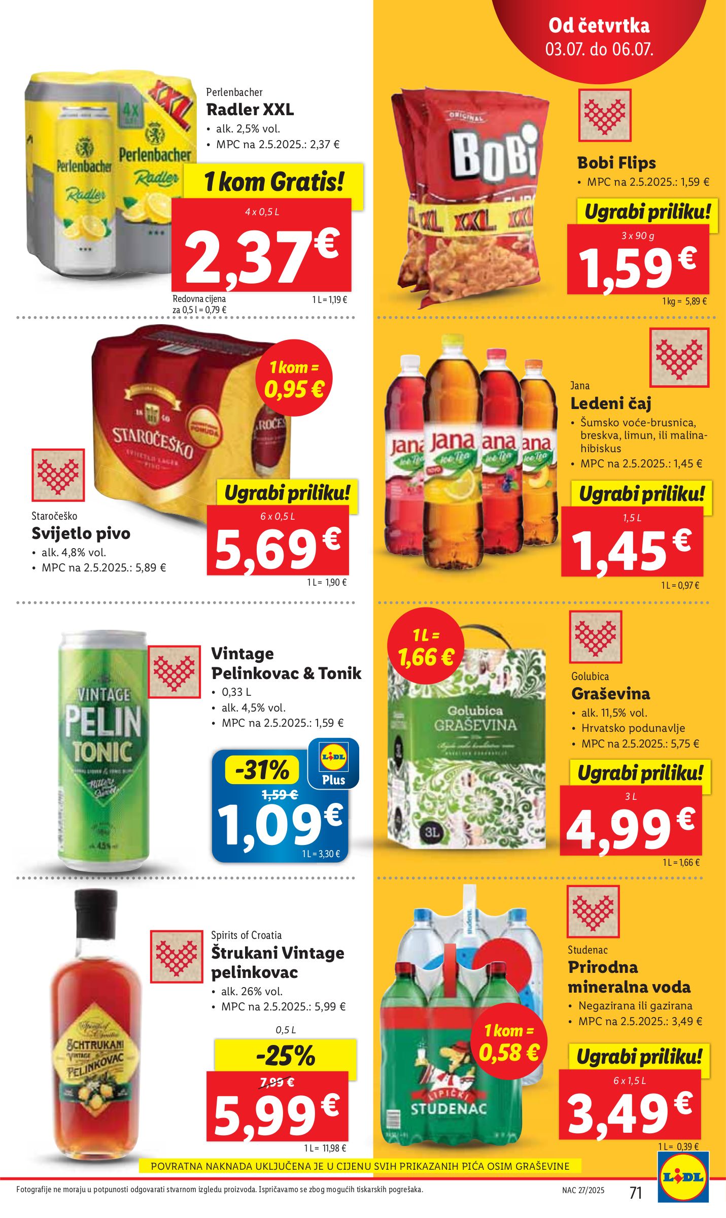 lidl - Prelistajte katalog Lidl, vrijedi od 30.06. do 06.07. - page: 71 lidl - Prelistajte katalog Lidl, vrijedi od 30.06. do 06.07. - page: 71