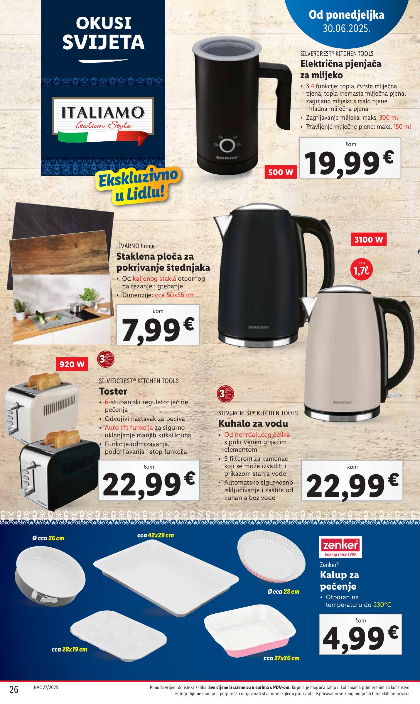 lidl - Prelistajte katalog Lidl, vrijedi od 30.06. do 06.07. - page: 26 lidl - Prelistajte katalog Lidl, vrijedi od 30.06. do 06.07. - page: 26