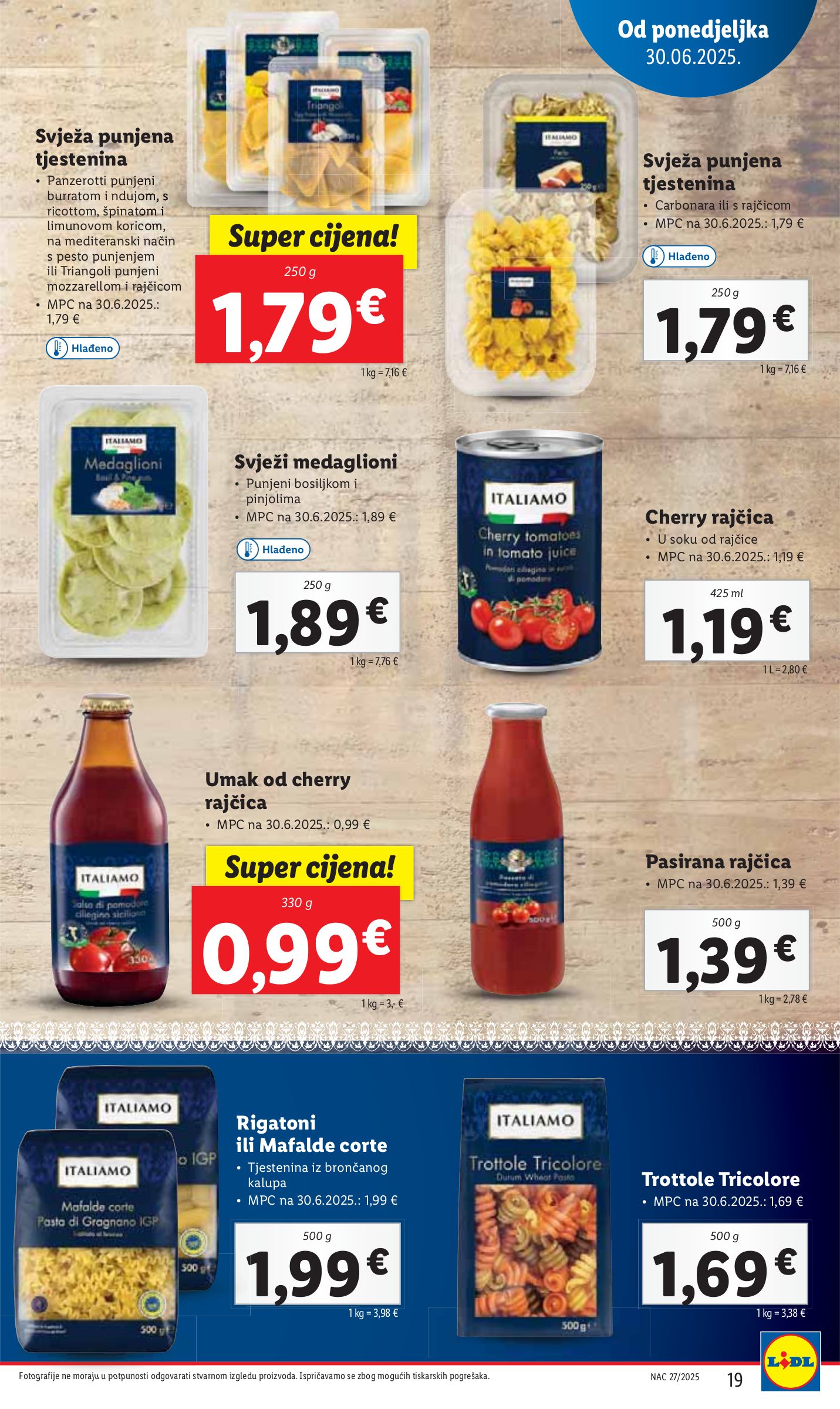 lidl - Prelistajte katalog Lidl, vrijedi od 30.06. do 06.07. - page: 19 lidl - Prelistajte katalog Lidl, vrijedi od 30.06. do 06.07. - page: 19