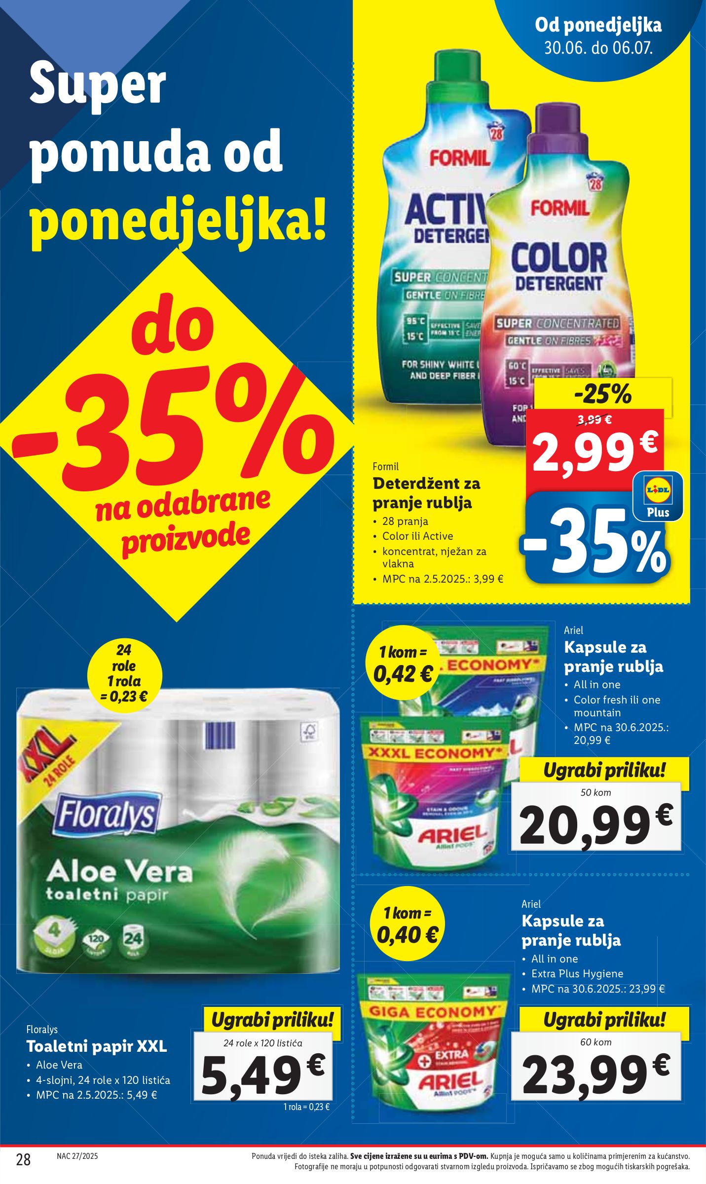 lidl - Prelistajte katalog Lidl, vrijedi od 30.06. do 06.07. - page: 28 lidl - Prelistajte katalog Lidl, vrijedi od 30.06. do 06.07. - page: 28