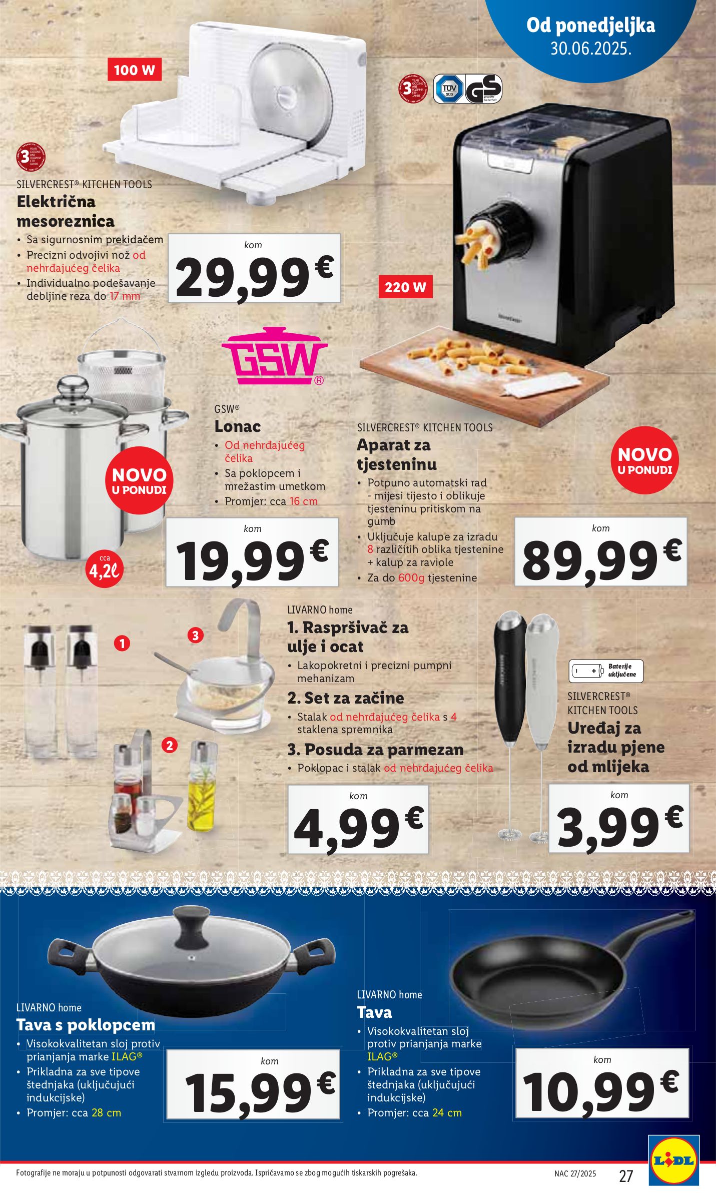 lidl - Prelistajte katalog Lidl, vrijedi od 30.06. do 06.07. - page: 27 lidl - Prelistajte katalog Lidl, vrijedi od 30.06. do 06.07. - page: 27