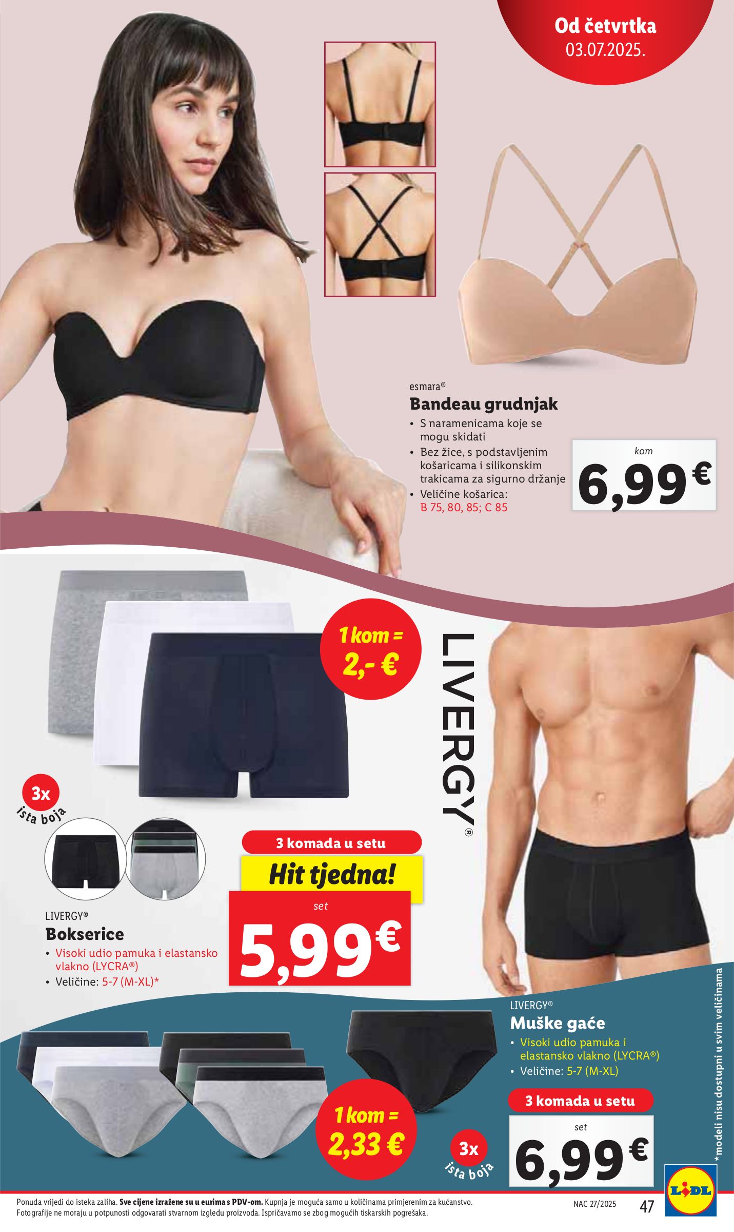 lidl - Prelistajte katalog Lidl, vrijedi od 30.06. do 06.07. - page: 47 lidl - Prelistajte katalog Lidl, vrijedi od 30.06. do 06.07. - page: 47