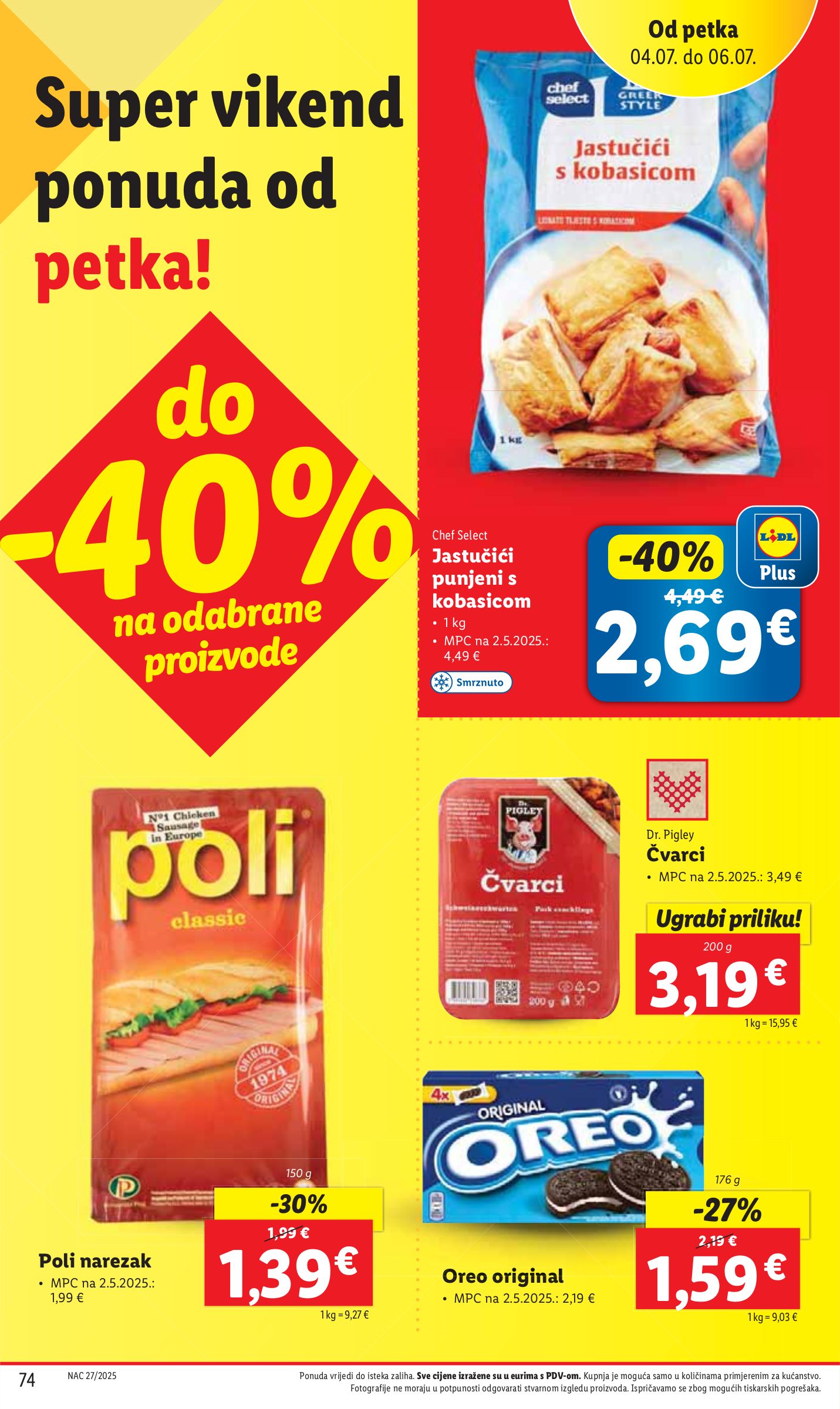 lidl - Prelistajte katalog Lidl, vrijedi od 30.06. do 06.07. - page: 74 lidl - Prelistajte katalog Lidl, vrijedi od 30.06. do 06.07. - page: 74