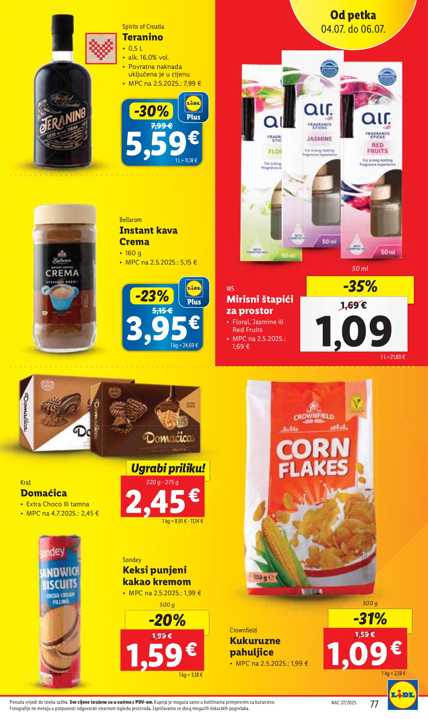 lidl - Prelistajte katalog Lidl, vrijedi od 30.06. do 06.07. - page: 77 lidl - Prelistajte katalog Lidl, vrijedi od 30.06. do 06.07. - page: 77