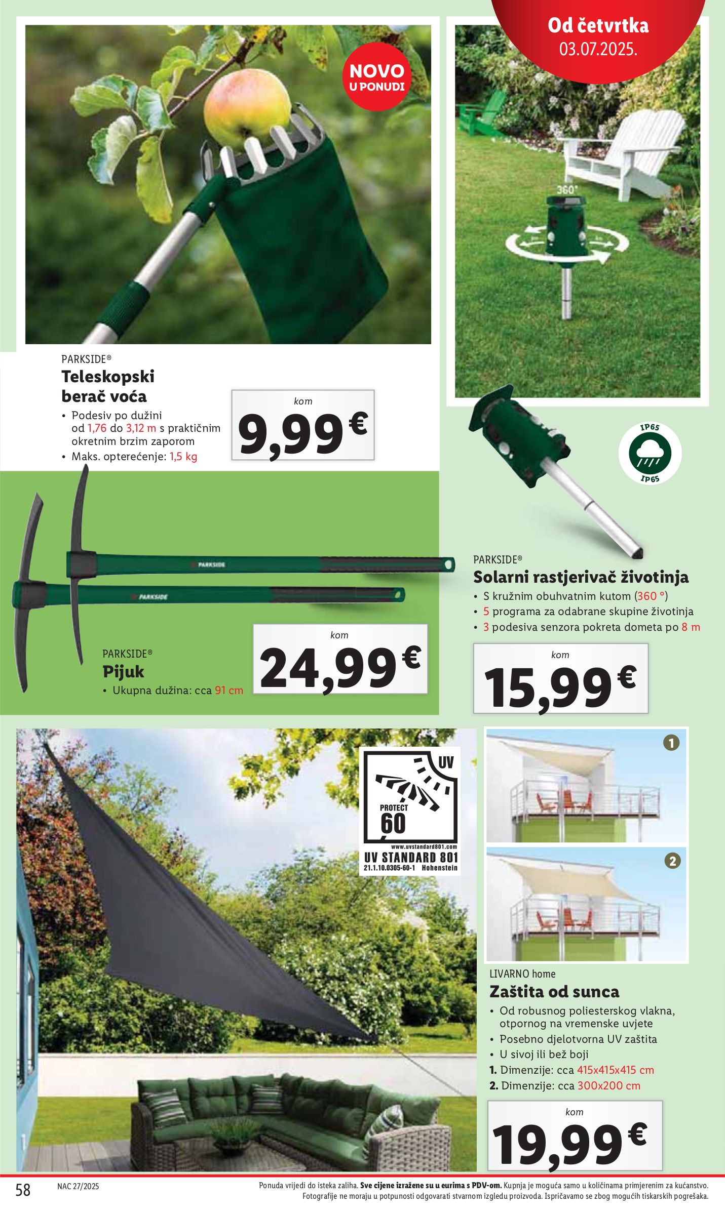 lidl - Prelistajte katalog Lidl, vrijedi od 30.06. do 06.07. - page: 58 lidl - Prelistajte katalog Lidl, vrijedi od 30.06. do 06.07. - page: 58