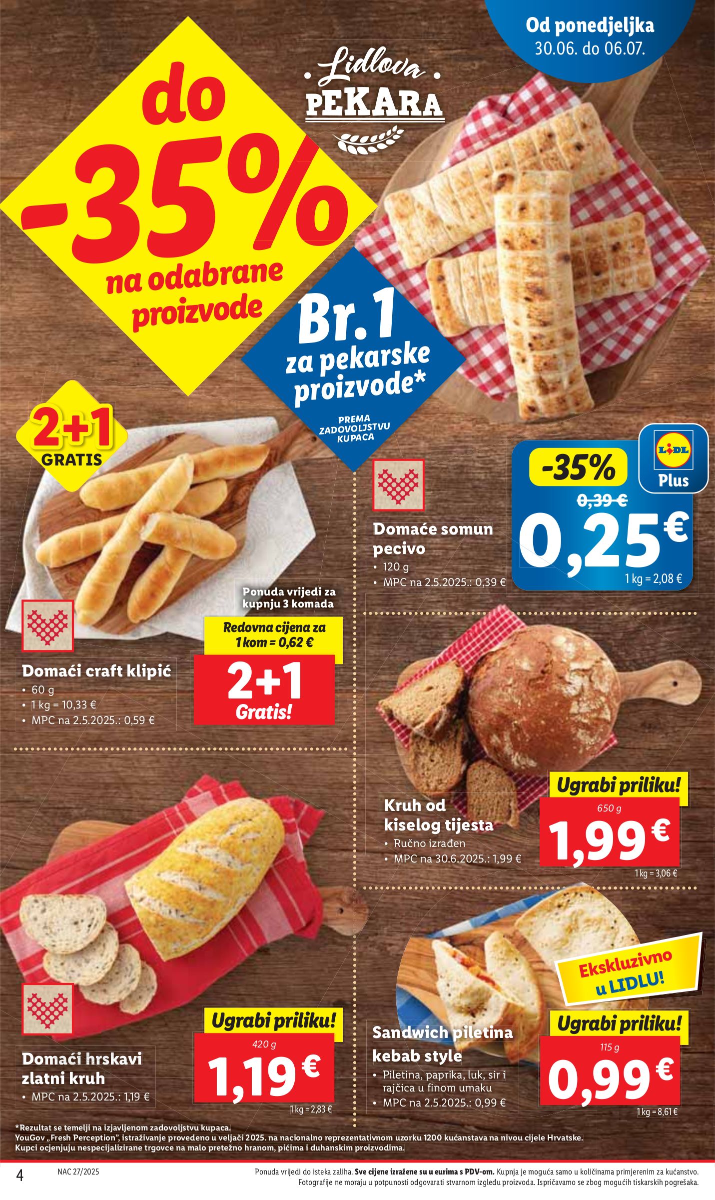 lidl - Prelistajte katalog Lidl, vrijedi od 30.06. do 06.07. - page: 4 lidl - Prelistajte katalog Lidl, vrijedi od 30.06. do 06.07. - page: 4