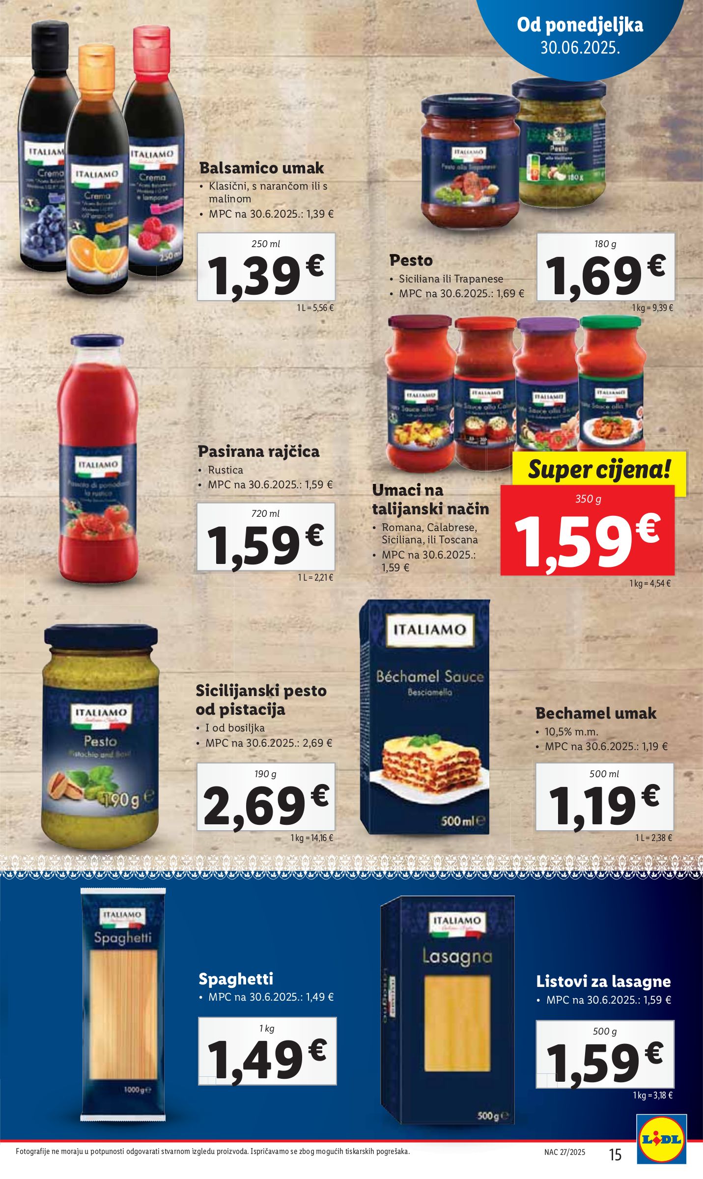 lidl - Prelistajte katalog Lidl, vrijedi od 30.06. do 06.07. - page: 15 lidl - Prelistajte katalog Lidl, vrijedi od 30.06. do 06.07. - page: 15