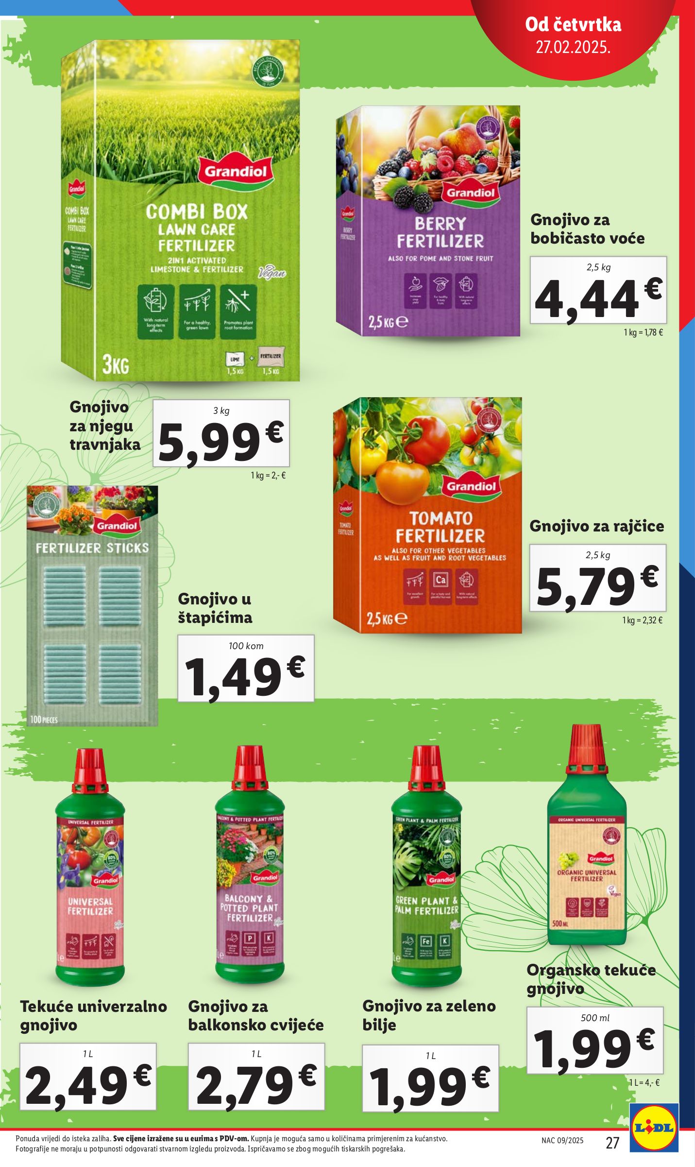 lidl - Prelistajte katalog Lidl - Sve boje proljeća u vašem vrtu, vrijedi od 27.02. do 06.07. - page: 27