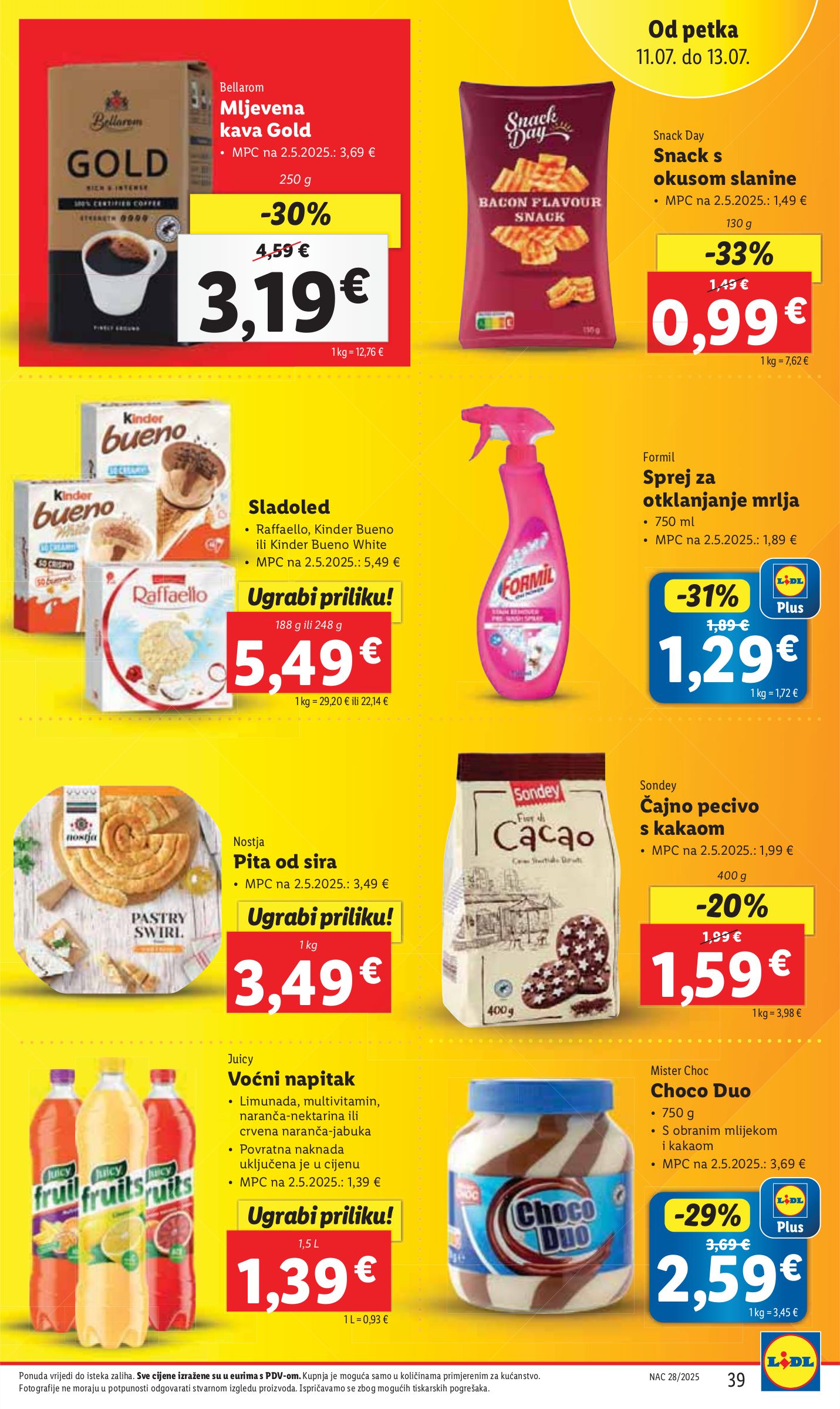 lidl - Prelistajte katalog Lidl, vrijedi od 10.07. do 13.07. - page: 39