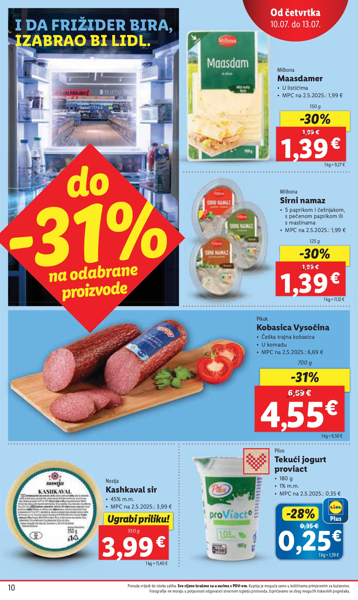 lidl - Prelistajte katalog Lidl, vrijedi od 10.07. do 13.07. - page: 10