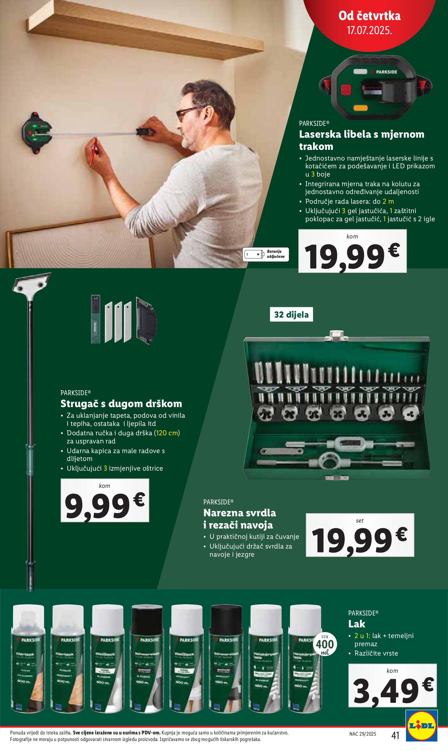 lidl - Prelistajte katalog Lidl, vrijedi od 14.07. do 20.07. - page: 41 lidl - Prelistajte katalog Lidl, vrijedi od 14.07. do 20.07. - page: 41