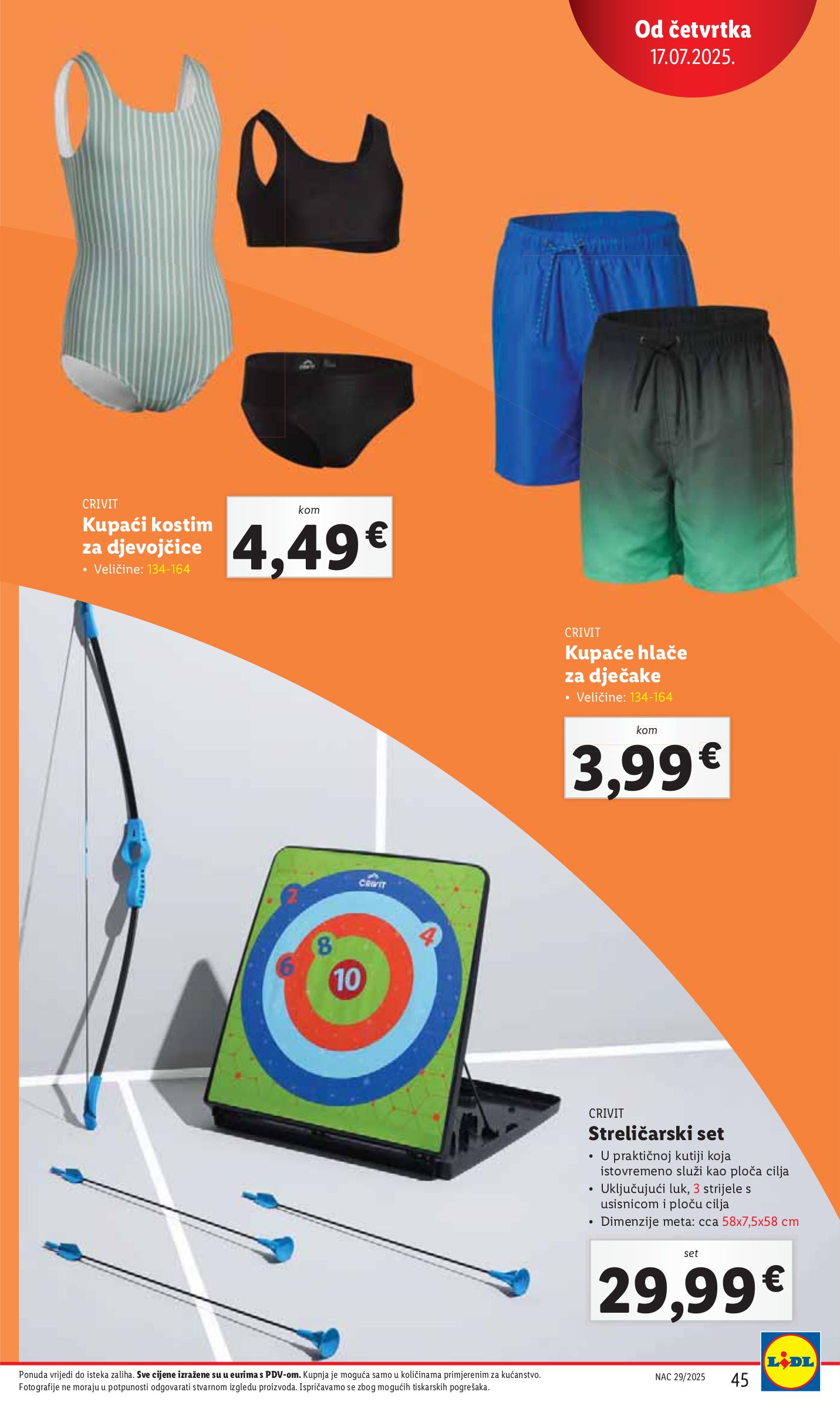 lidl - Prelistajte katalog Lidl, vrijedi od 14.07. do 20.07. - page: 45 lidl - Prelistajte katalog Lidl, vrijedi od 14.07. do 20.07. - page: 45