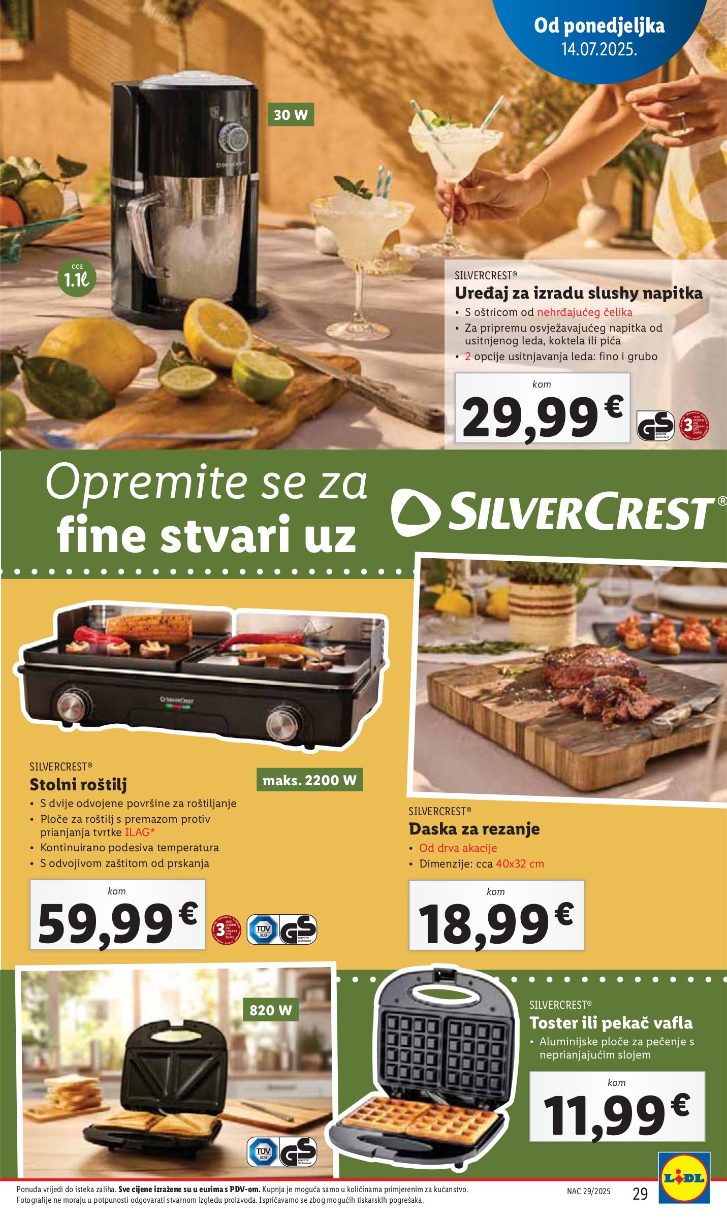 lidl - Prelistajte katalog Lidl, vrijedi od 14.07. do 20.07. - page: 29 lidl - Prelistajte katalog Lidl, vrijedi od 14.07. do 20.07. - page: 29