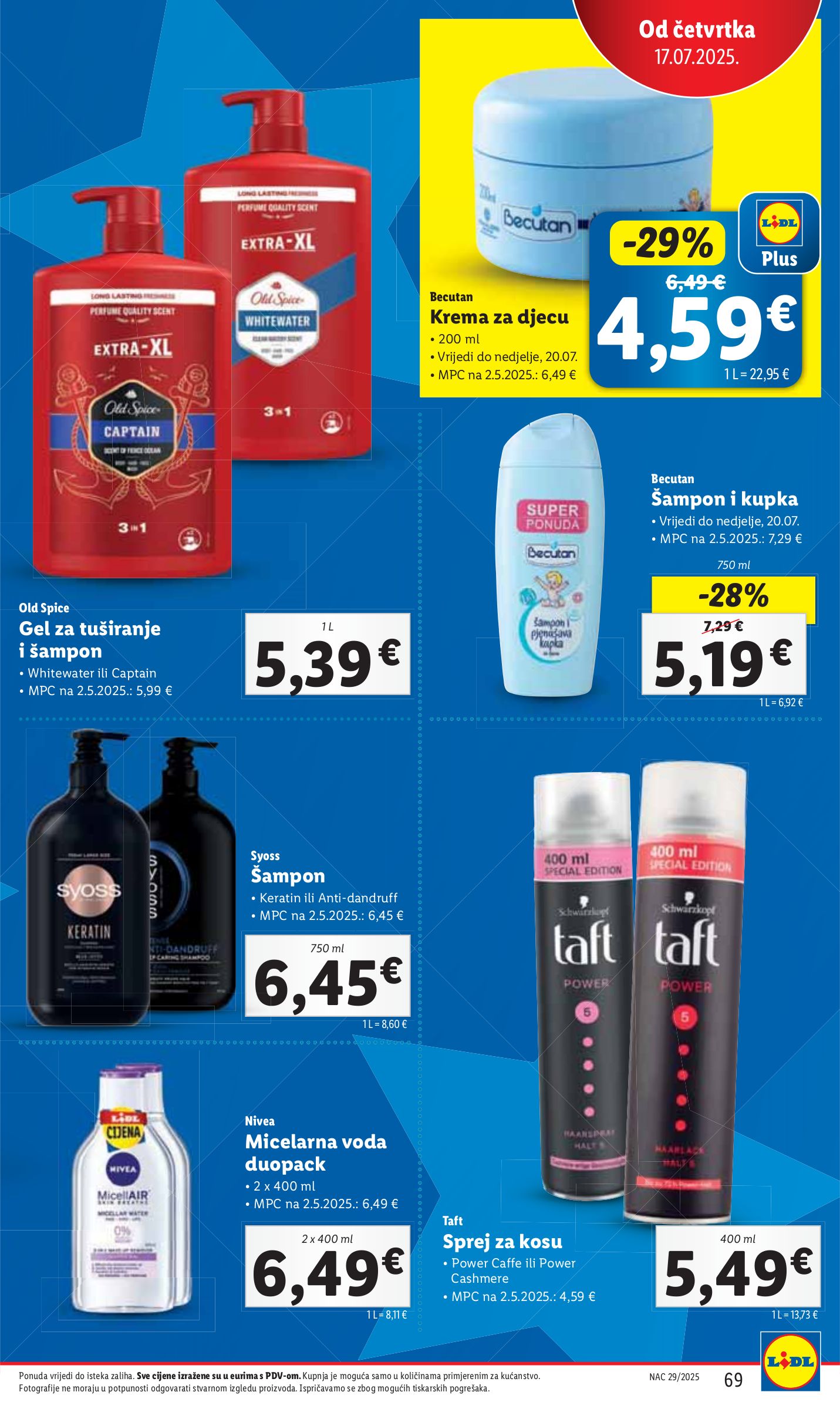 lidl - Prelistajte katalog Lidl, vrijedi od 14.07. do 20.07. - page: 69 lidl - Prelistajte katalog Lidl, vrijedi od 14.07. do 20.07. - page: 69