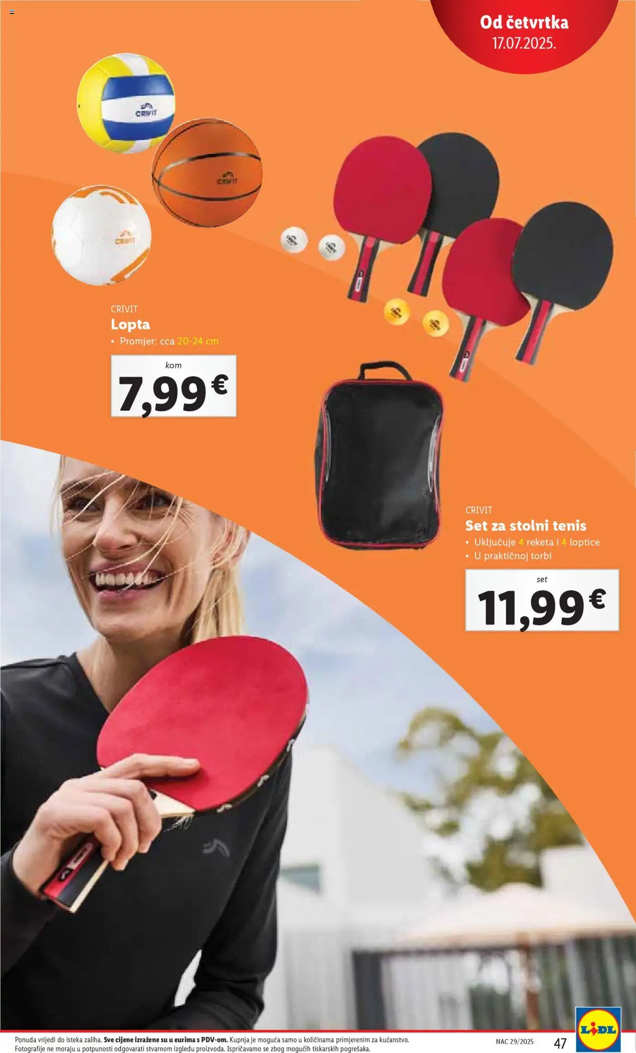 lidl - Katalog Lidl novi 14.07.2025 - 20.07.2025 - page: 47 lidl - Katalog Lidl novi 14.07.2025 - 20.07.2025 - page: 47