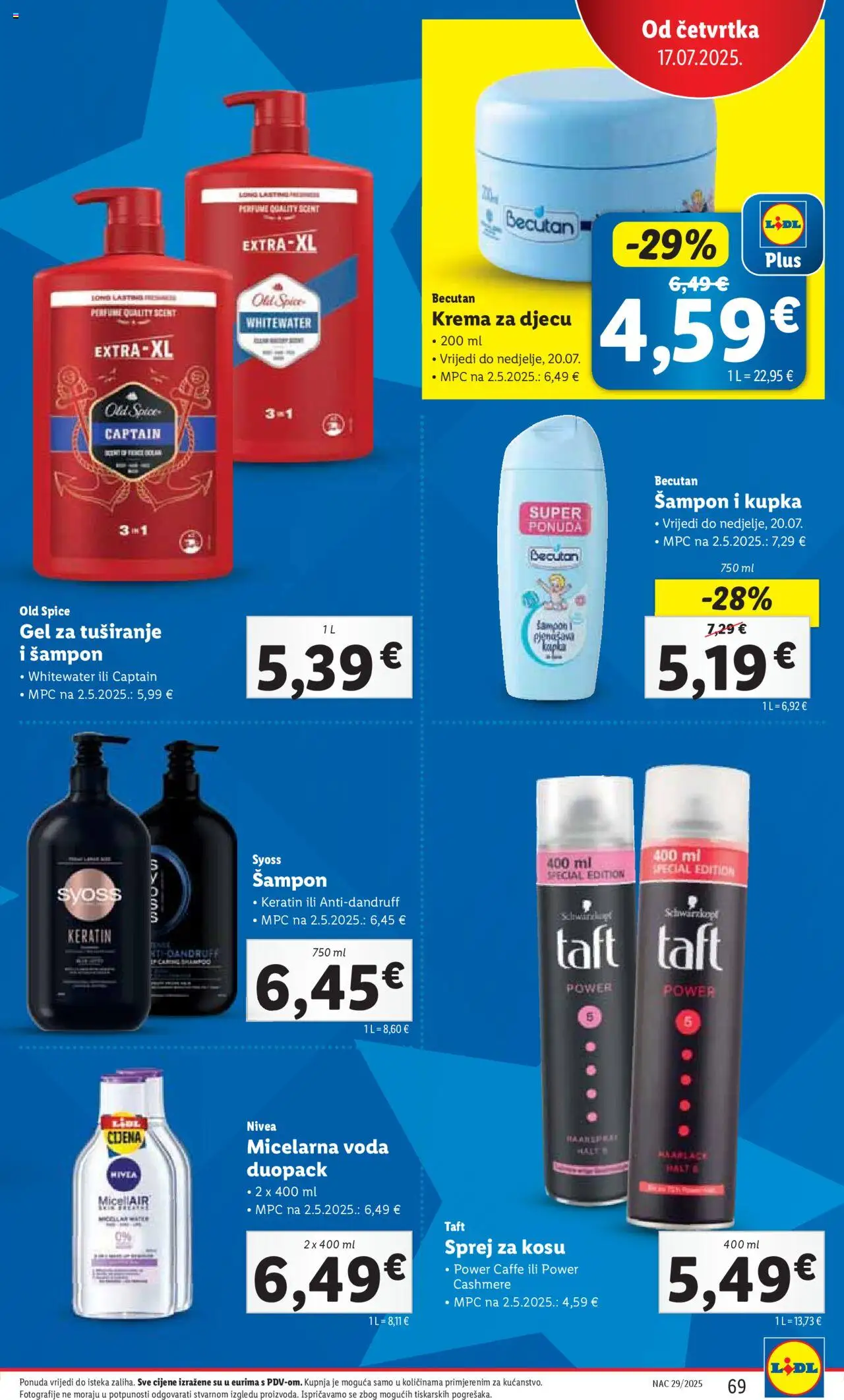 lidl - Katalog Lidl novi 14.07.2025 - 20.07.2025 - page: 69 lidl - Katalog Lidl novi 14.07.2025 - 20.07.2025 - page: 69