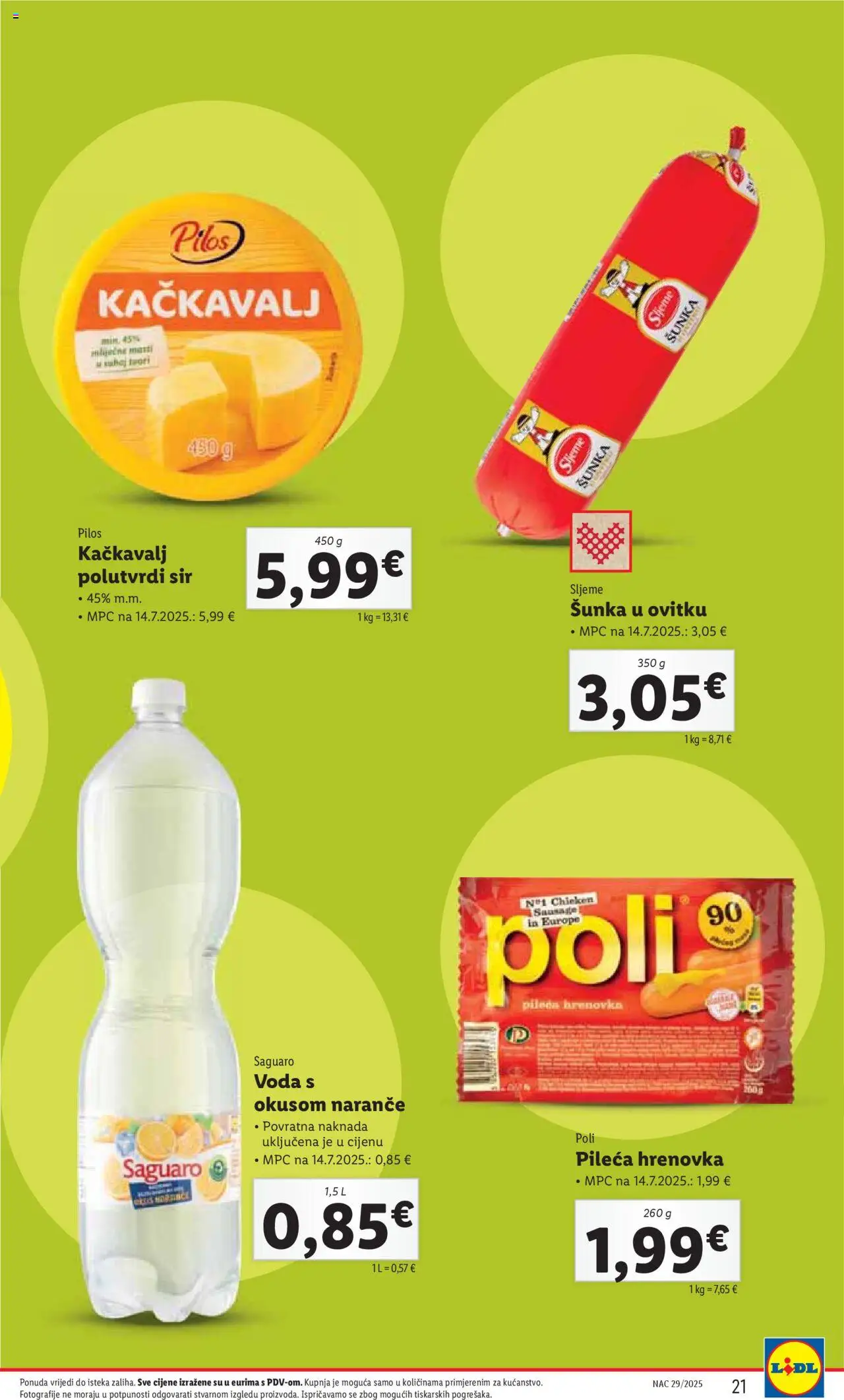 lidl - Katalog Lidl novi 14.07.2025 - 20.07.2025 - page: 21 lidl - Katalog Lidl novi 14.07.2025 - 20.07.2025 - page: 21