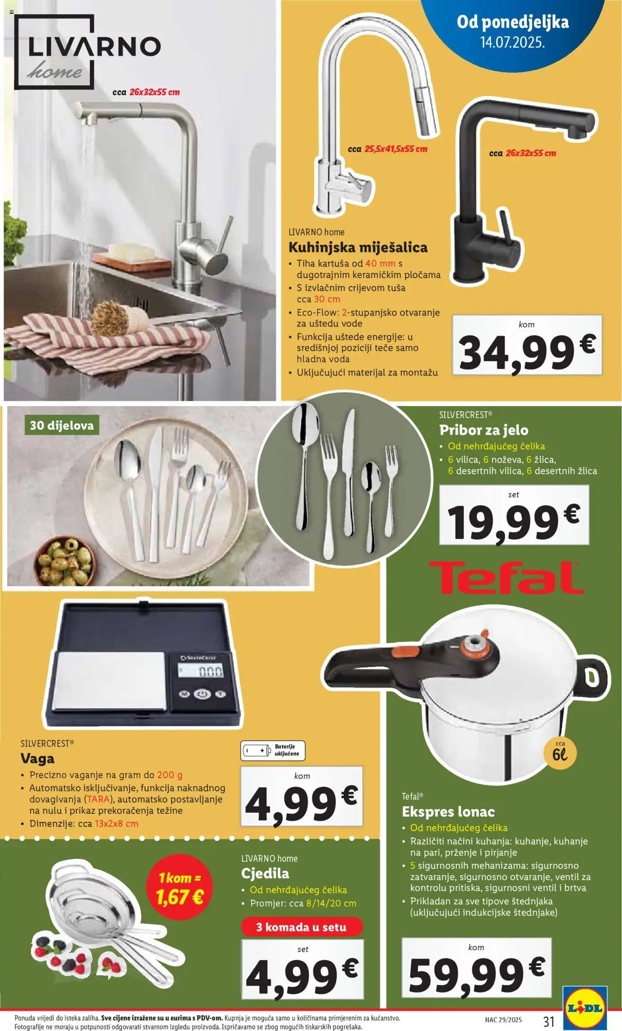 lidl - Katalog Lidl novi 14.07.2025 - 20.07.2025 - page: 31 lidl - Katalog Lidl novi 14.07.2025 - 20.07.2025 - page: 31