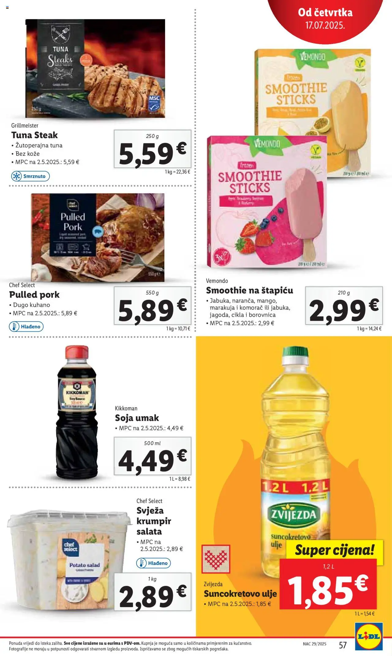 lidl - Katalog Lidl novi 14.07.2025 - 20.07.2025 - page: 57 lidl - Katalog Lidl novi 14.07.2025 - 20.07.2025 - page: 57