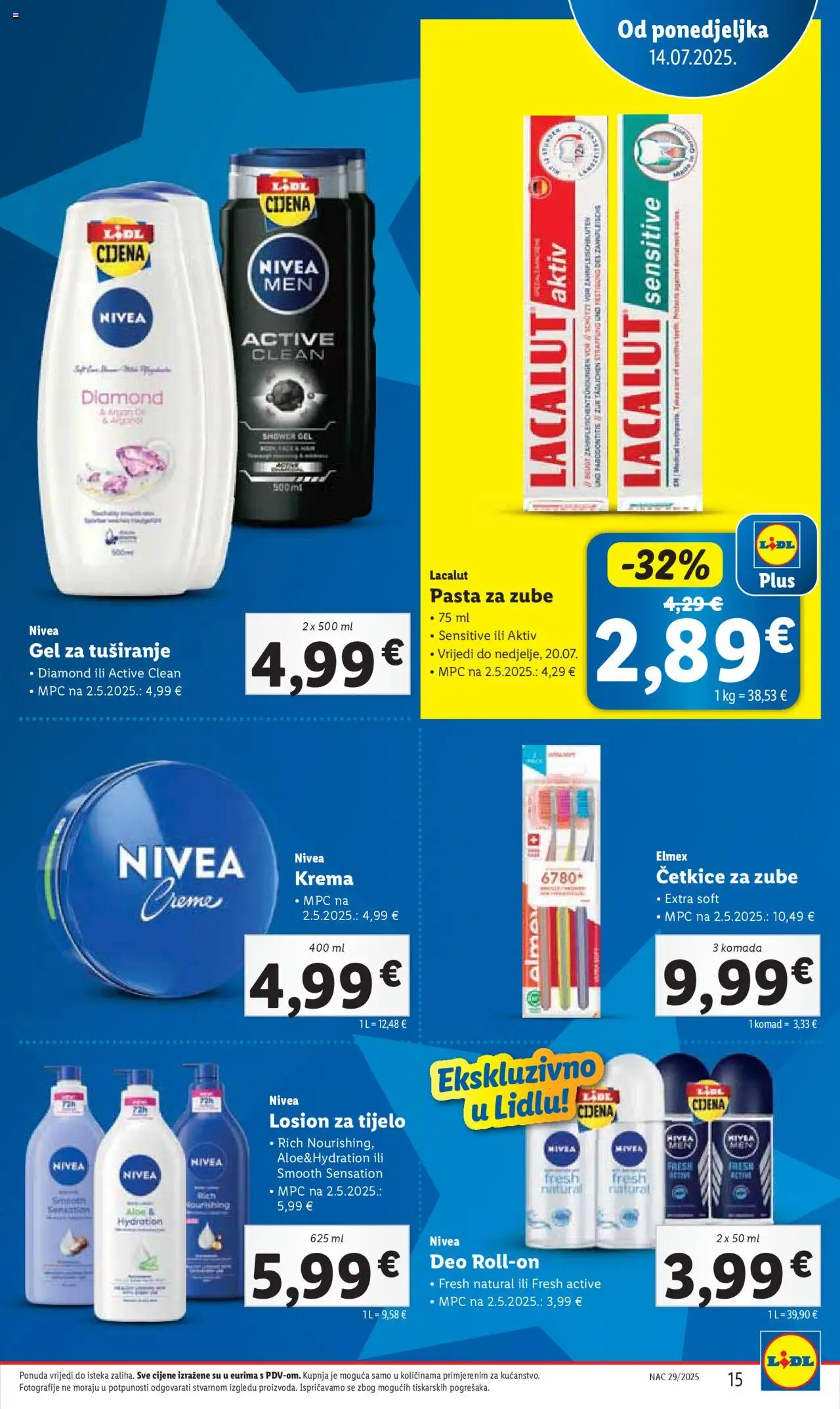lidl - Katalog Lidl novi 14.07.2025 - 20.07.2025 - page: 15 lidl - Katalog Lidl novi 14.07.2025 - 20.07.2025 - page: 15
