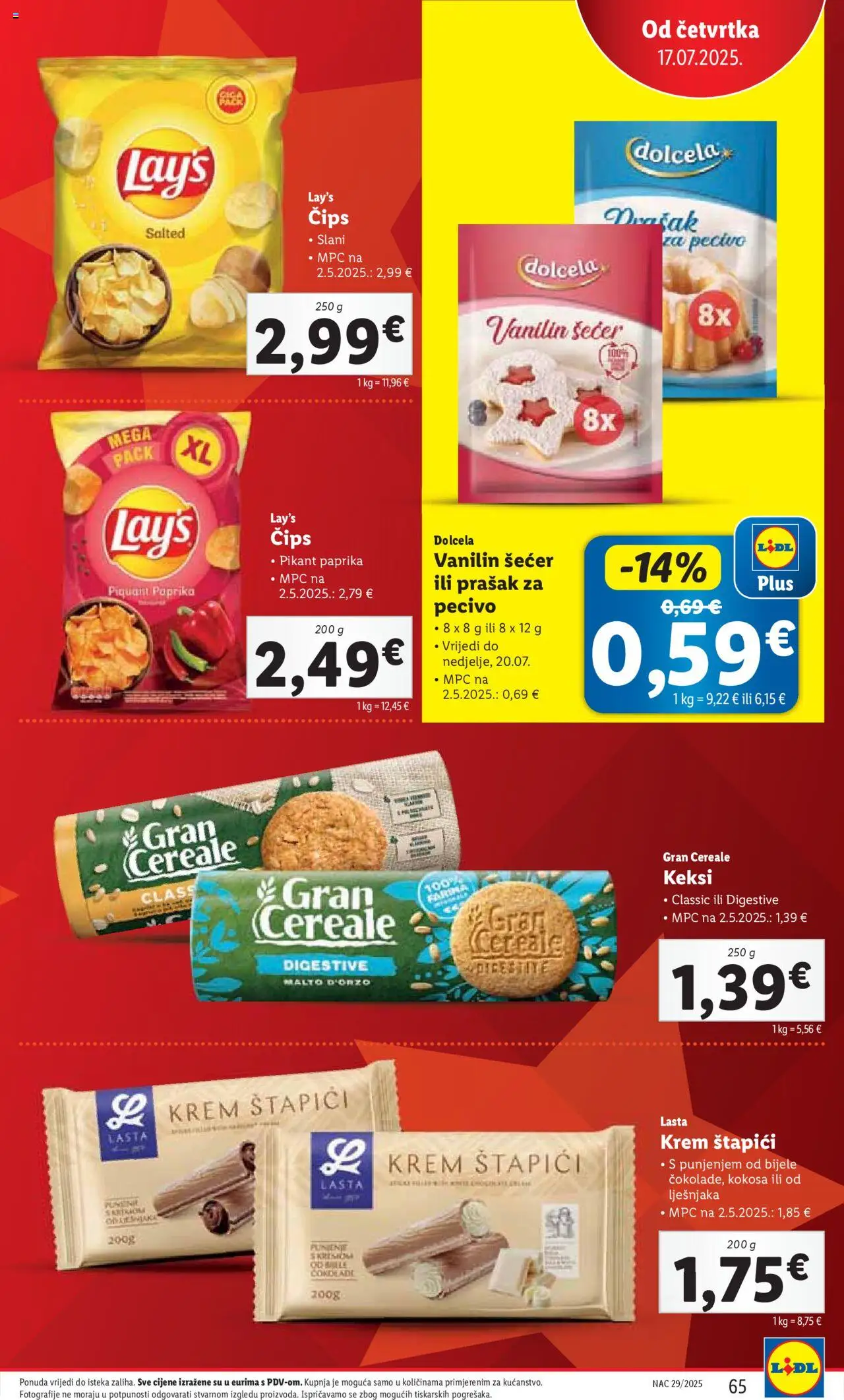 lidl - Katalog Lidl novi 14.07.2025 - 20.07.2025 - page: 65 lidl - Katalog Lidl novi 14.07.2025 - 20.07.2025 - page: 65