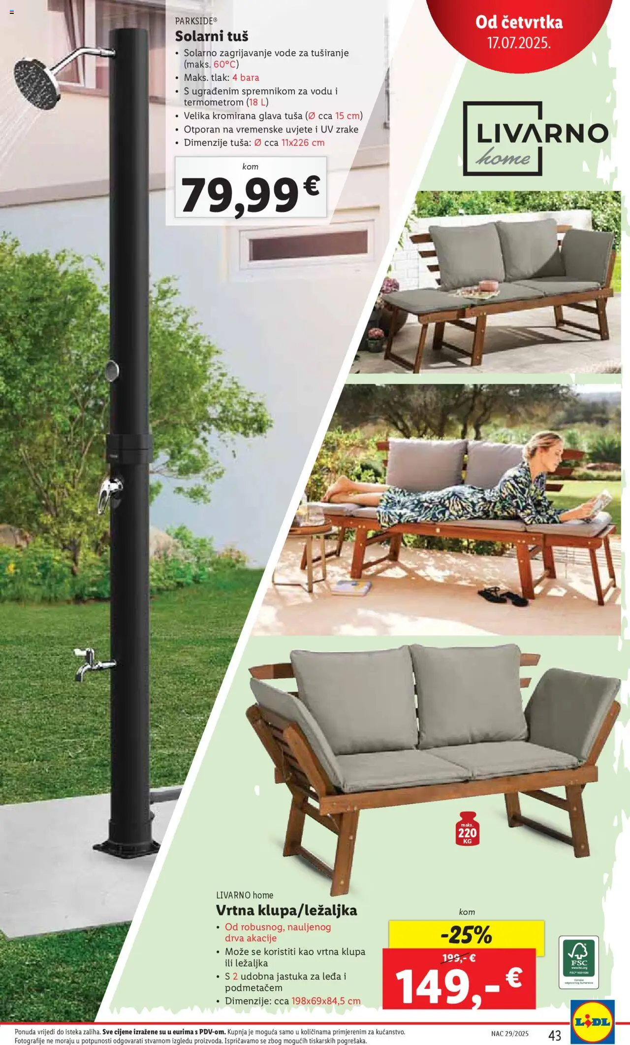 lidl - Katalog Lidl novi 14.07.2025 - 20.07.2025 - page: 43 lidl - Katalog Lidl novi 14.07.2025 - 20.07.2025 - page: 43