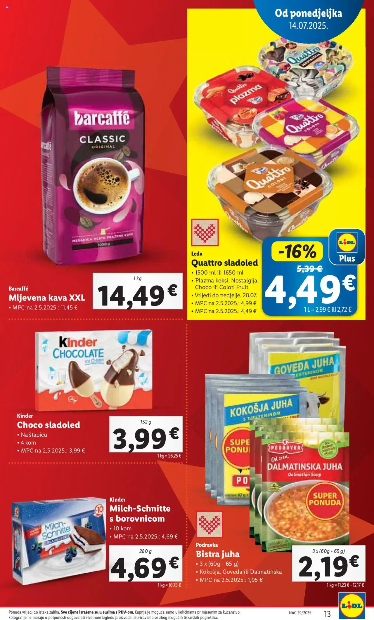 lidl - Katalog Lidl novi 14.07.2025 - 20.07.2025 - page: 13 lidl - Katalog Lidl novi 14.07.2025 - 20.07.2025 - page: 13